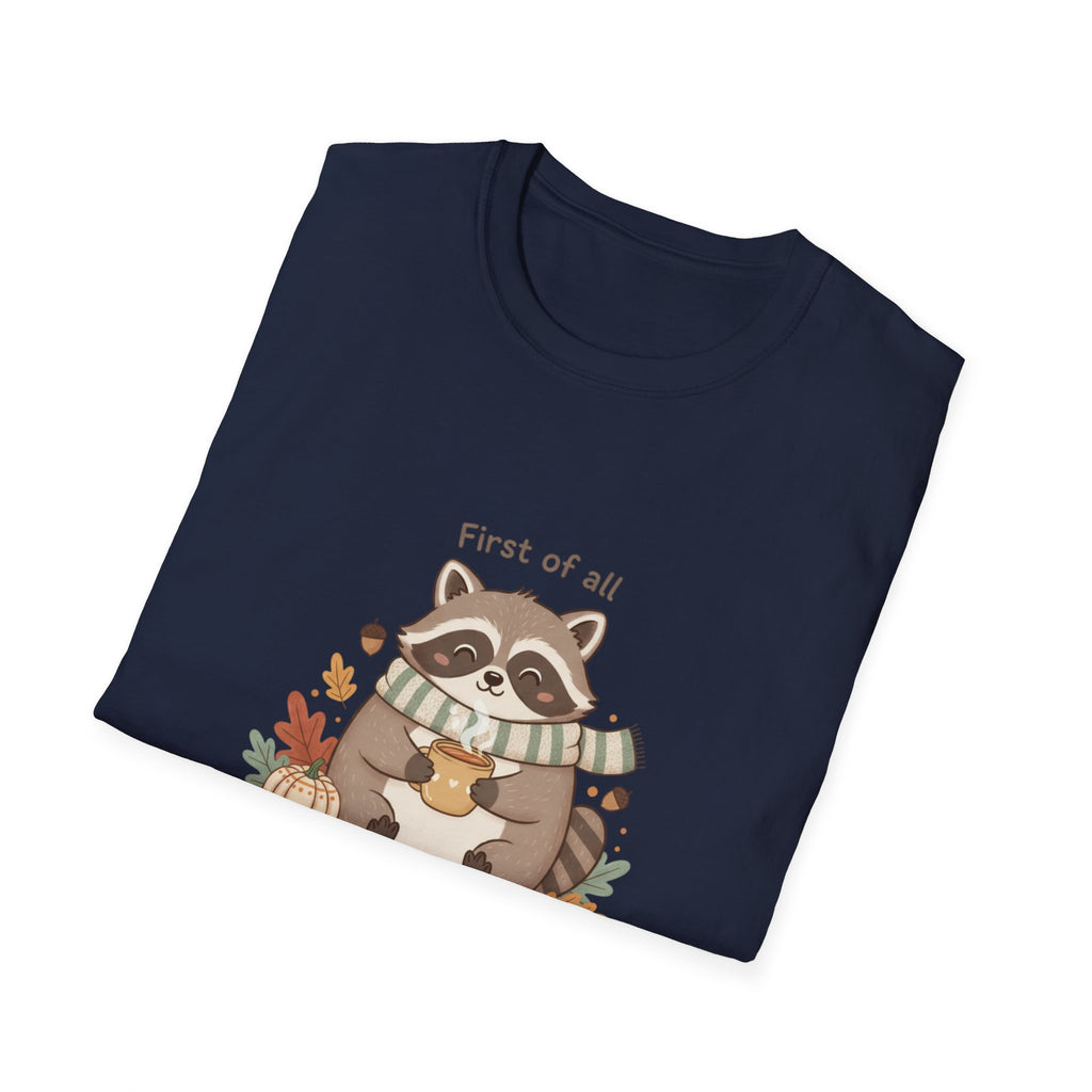 Cozy Raccoon Autumn Shirt | I'm a delight tee
