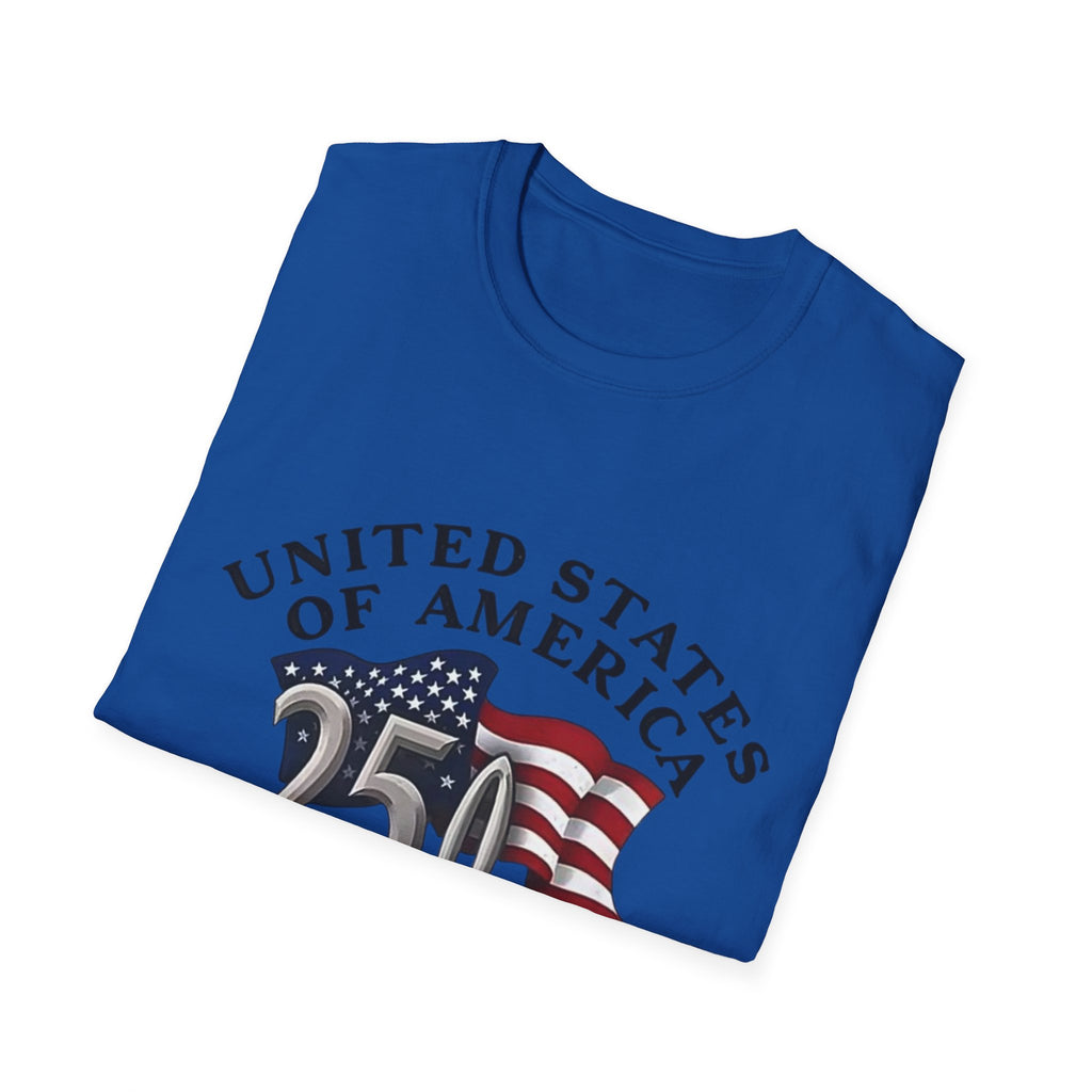 250th Anniversary T-Shirt — United States of America 1776–2026 Flag Tee