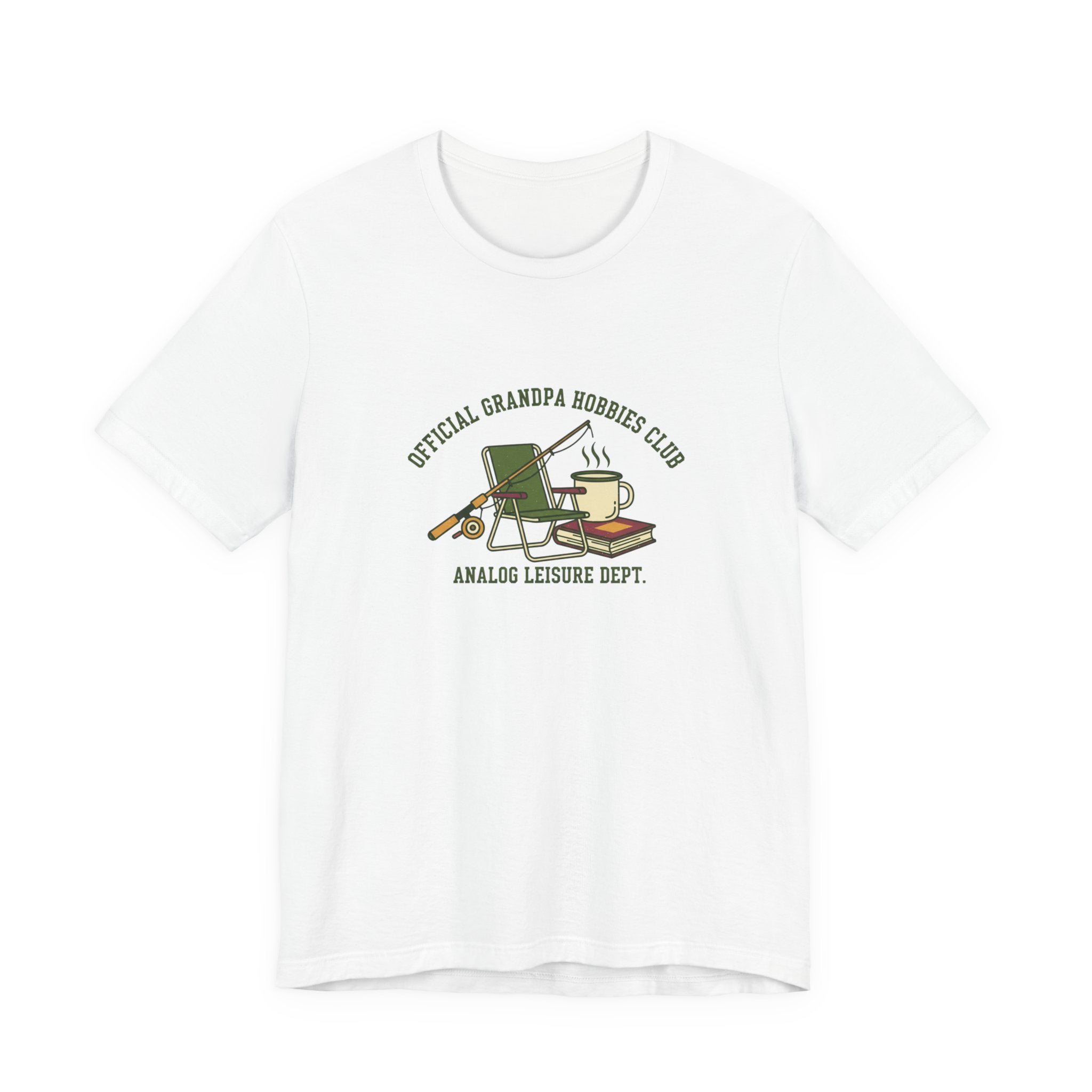 Official Grandpa Hobbies Club Tee | retro fishing shirt, vintage wildlife tee