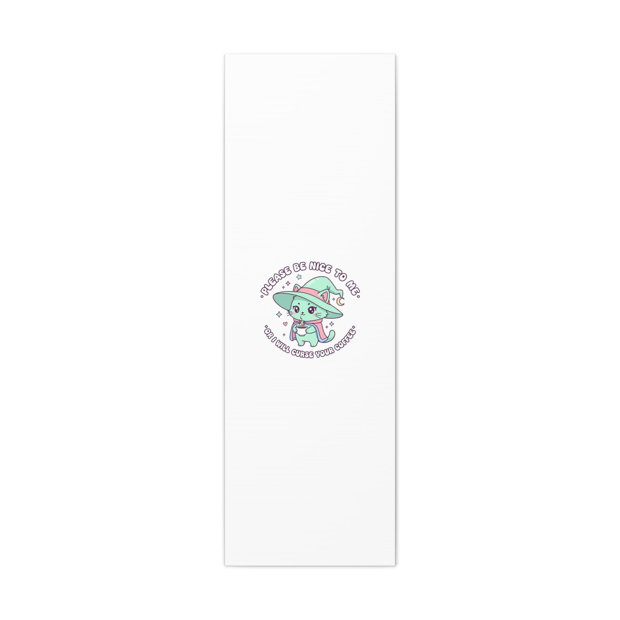 Please Be Nice To Me Canvas | Soft Threat kawaii menacing art