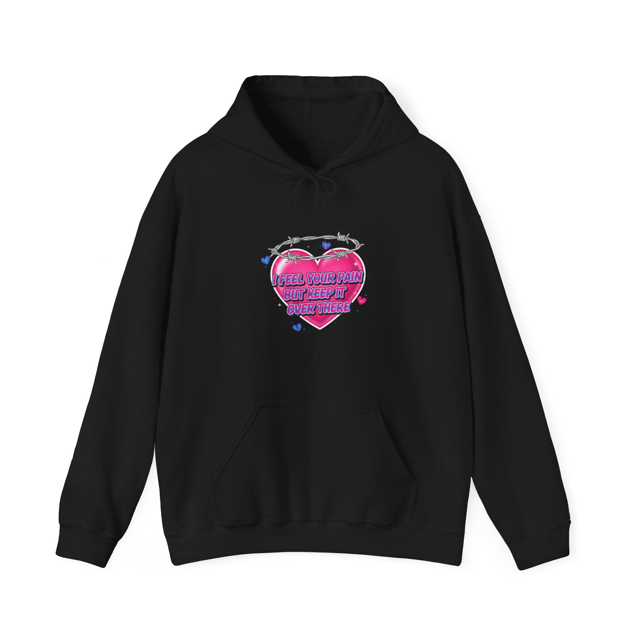 Snarky Neon Heart Hoodie | airbrush shirt, Y2K graffiti