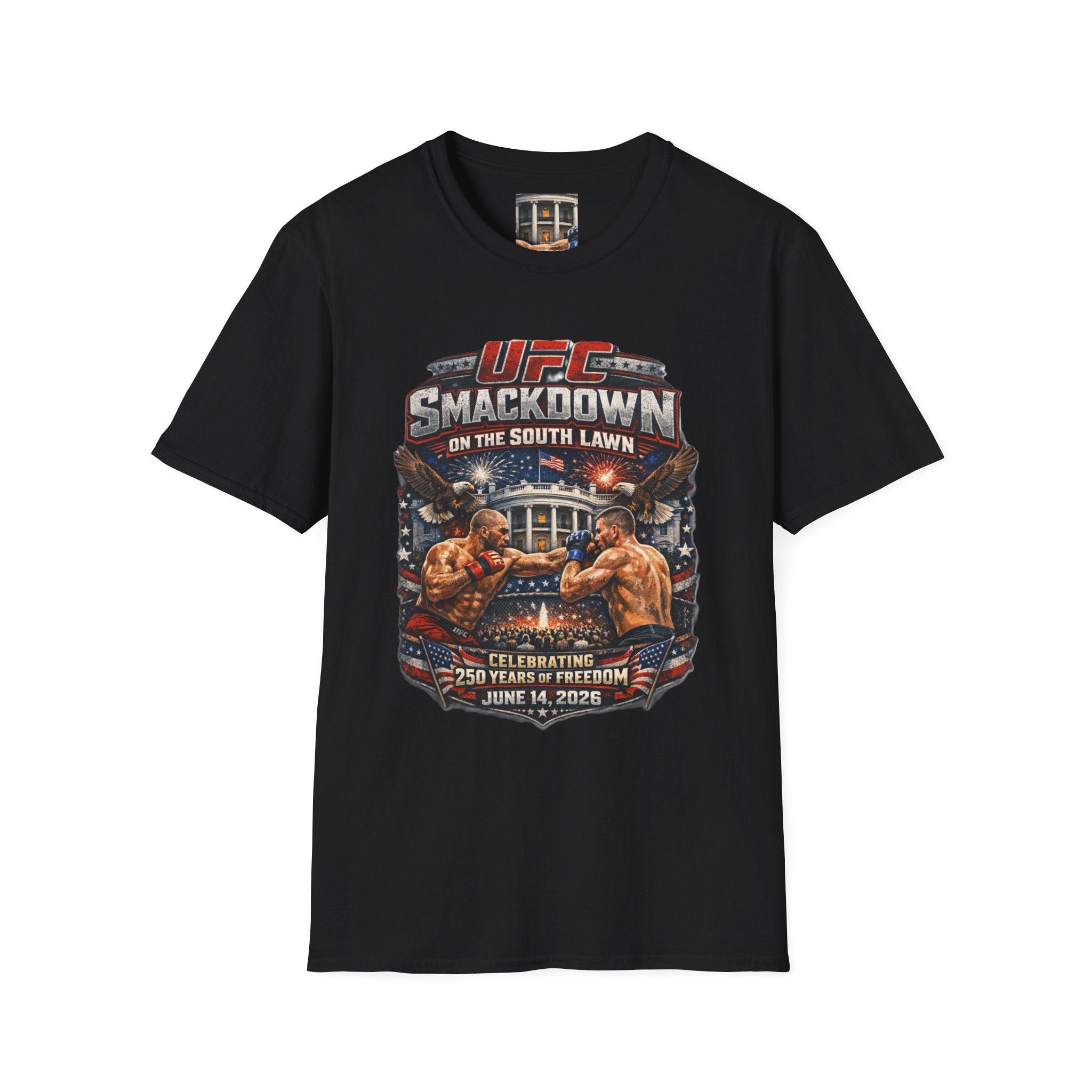 UFC Smackdown 'On the South Lawn' T-Shirt — June 14, 2026 Event Tee