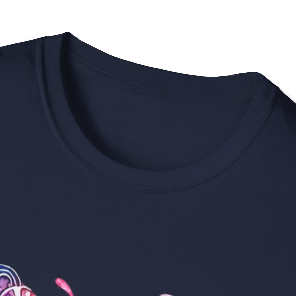 Christian Butterfly T-Shirt — Blessed by God, Loved by Jesus, Led by the Spirit