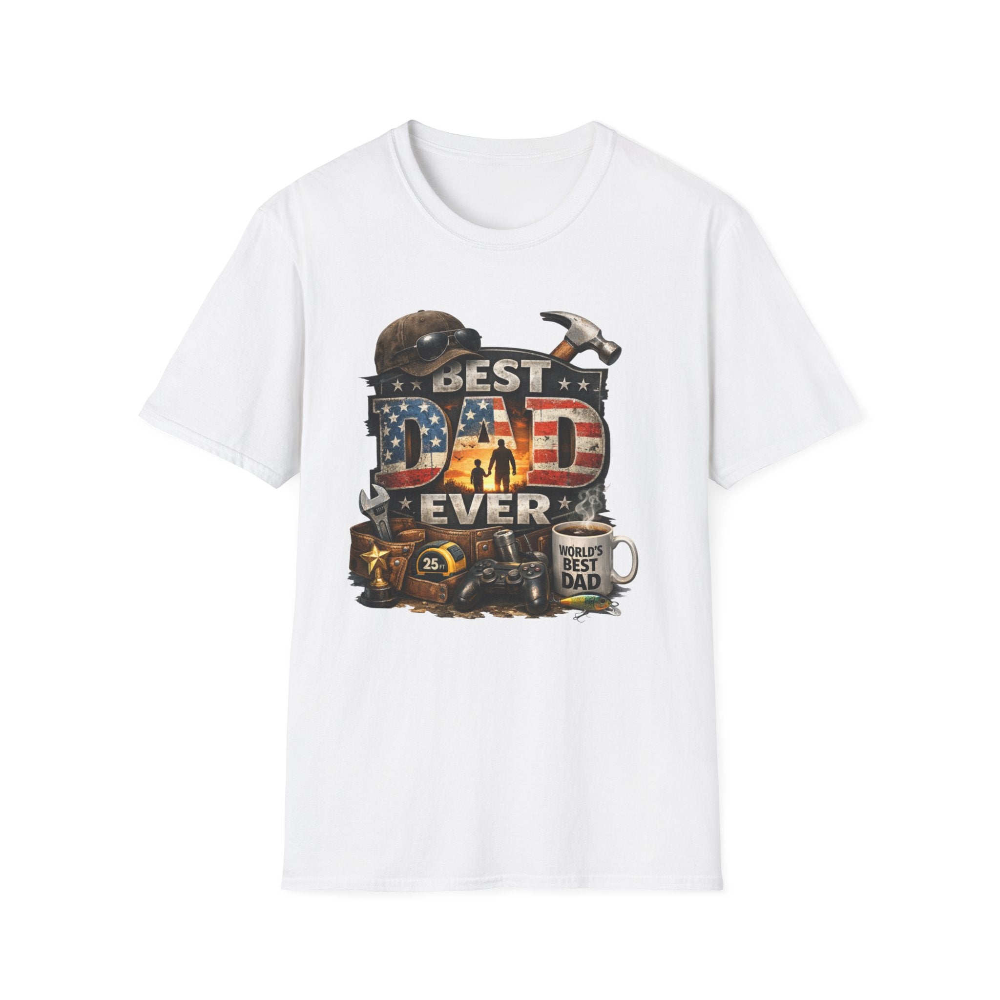 Best Dad Ever Carpenter T-Shirt – Father’s Day Tool Vintage Tee
