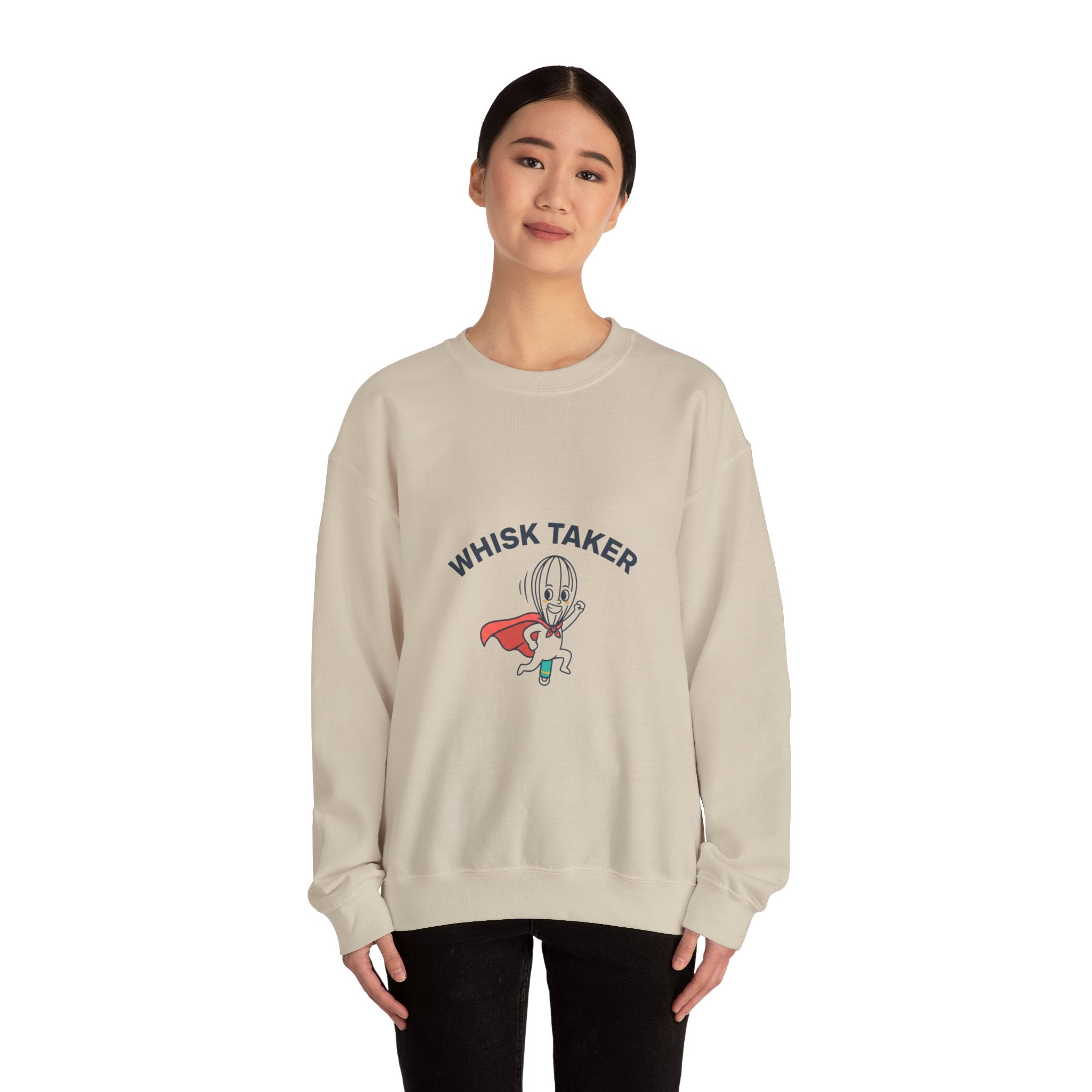 Whisk Taker Sweatshirt | kitchen pun, cooking humor