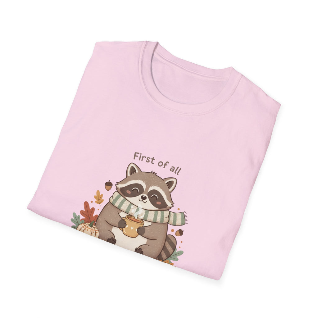 Cozy Raccoon Autumn Shirt | I'm a delight tee