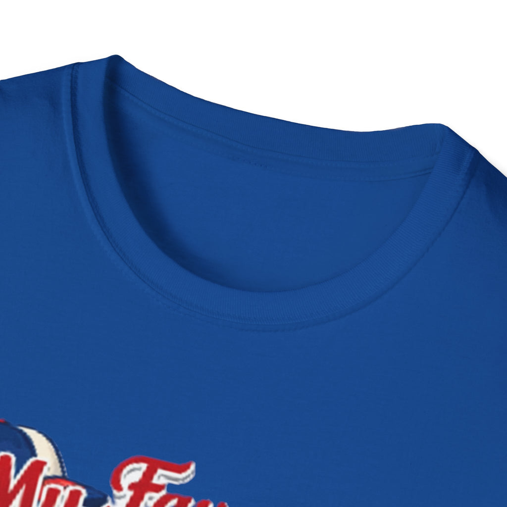 Baseball Mama T-Shirt — “My Favorite Baseball Player Calls Me Mama” Graphic Shirt