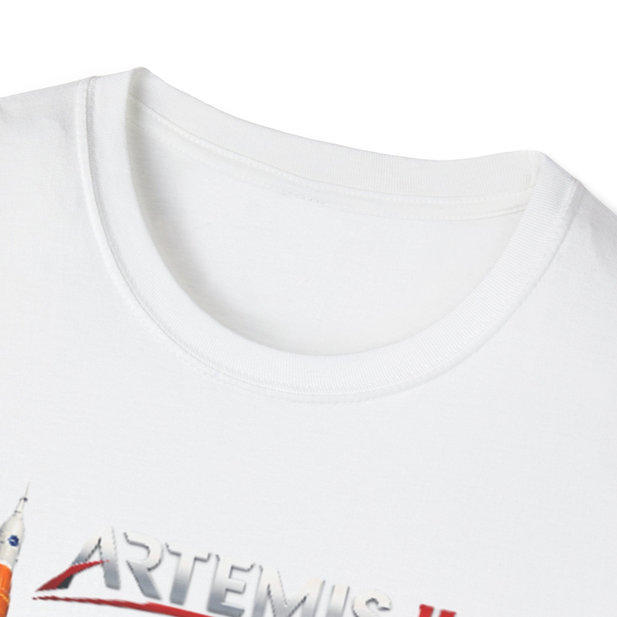 Artemis II Crew & Rocket Graphic T-Shirt