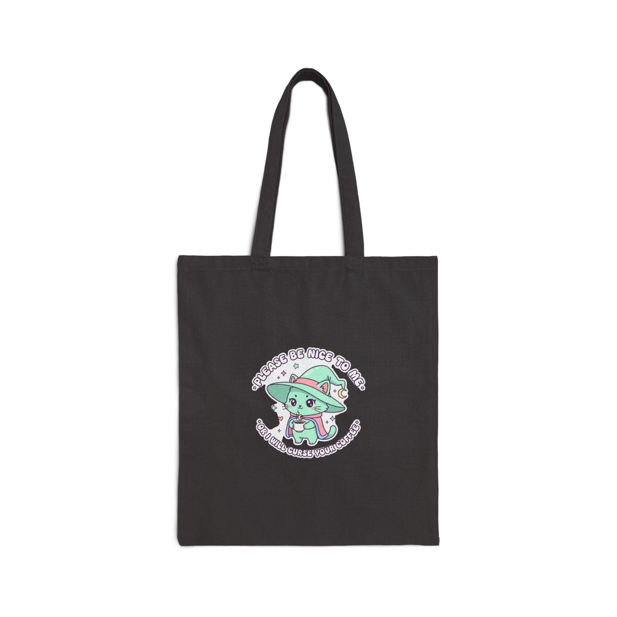 Kawaii Menace Tote | Soft Threat pastel kawaii, cute-menacing canvas