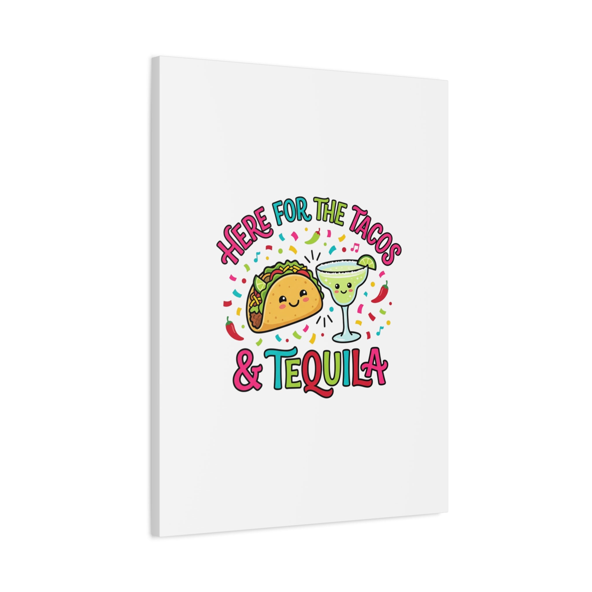 Here for the Tacos & Tequila Canvas | Cinco de Mayo fiesta decor