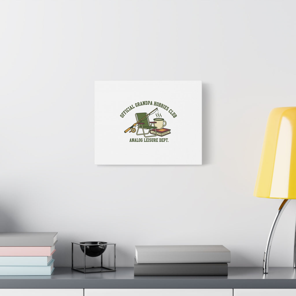 Analog Leisure Dept. Fishing Graphic Canvas | Grandpa Core, Retro Wildlife