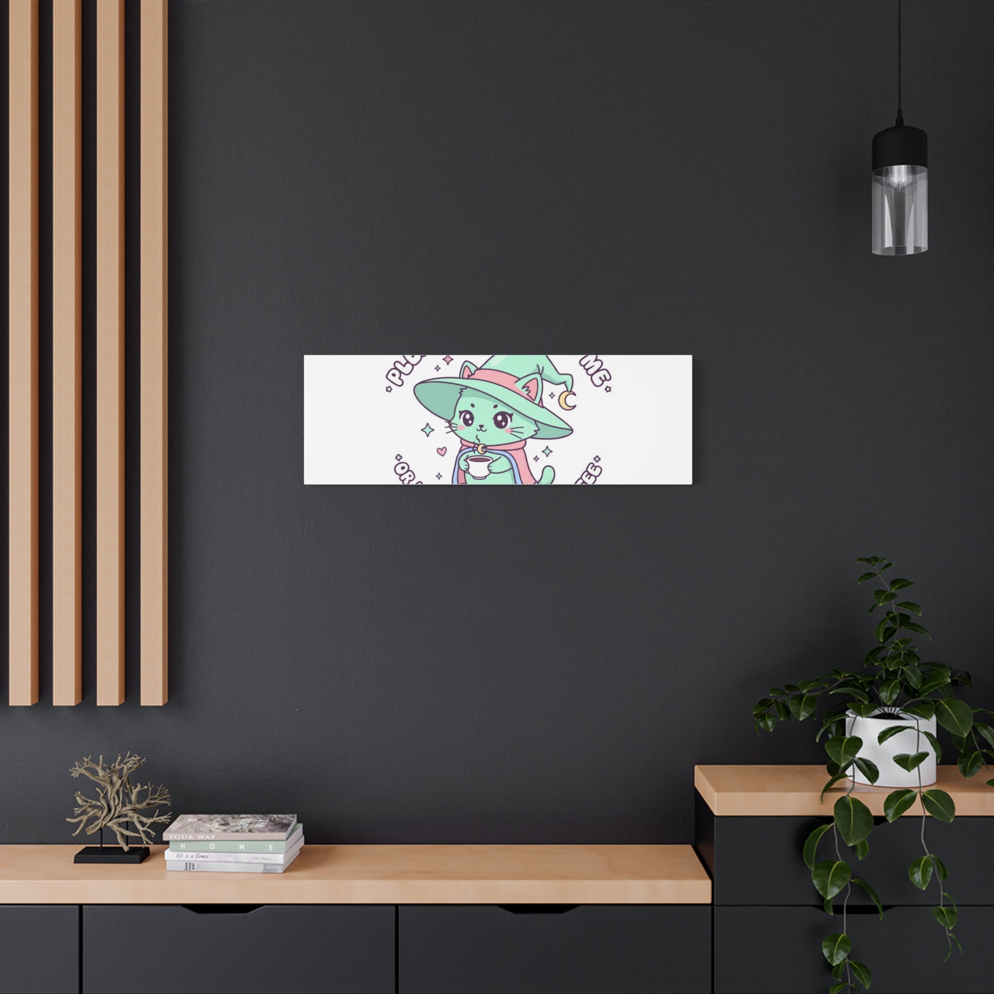 Please Be Nice To Me Canvas | Soft Threat kawaii menacing art