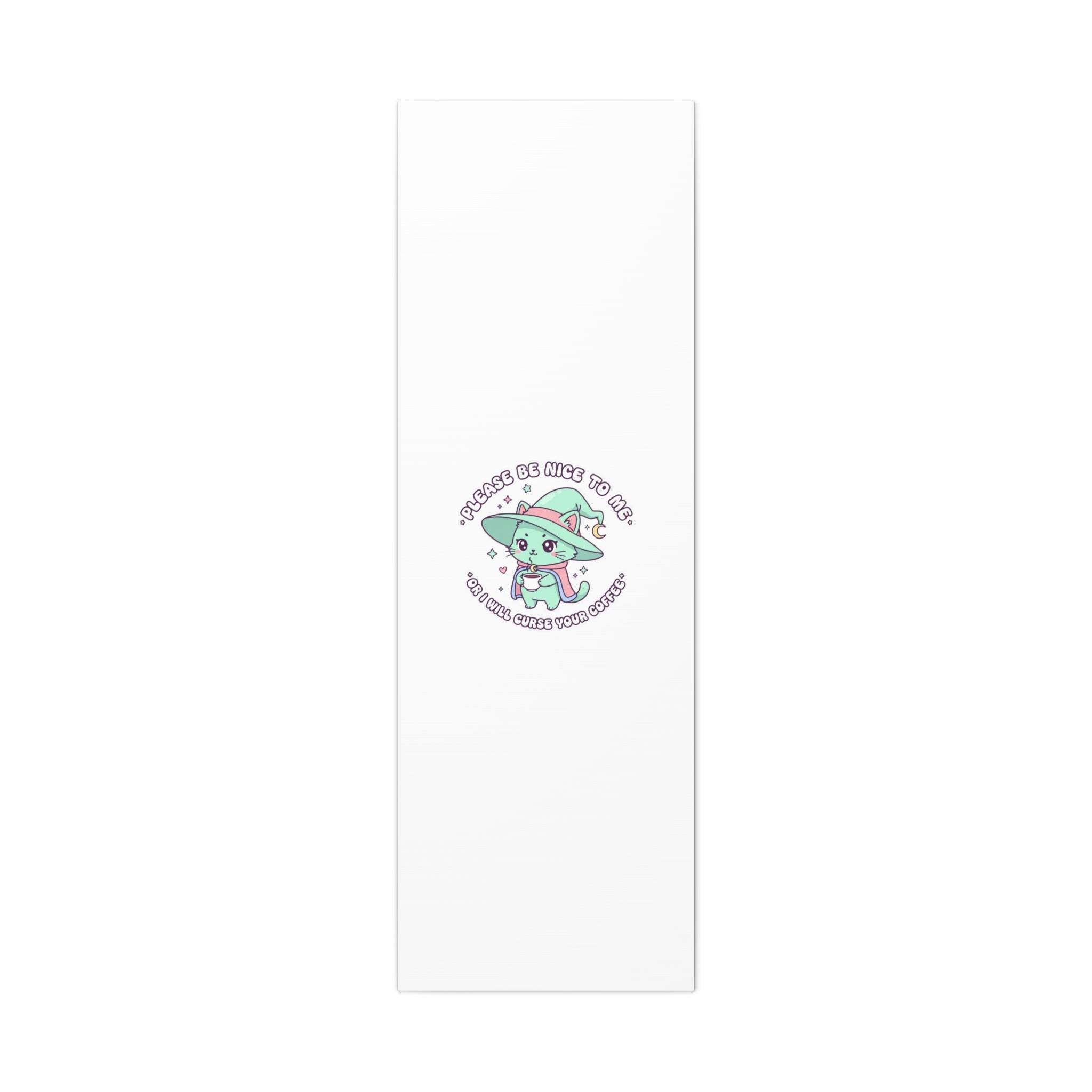 Please Be Nice To Me Canvas | Soft Threat kawaii menacing art
