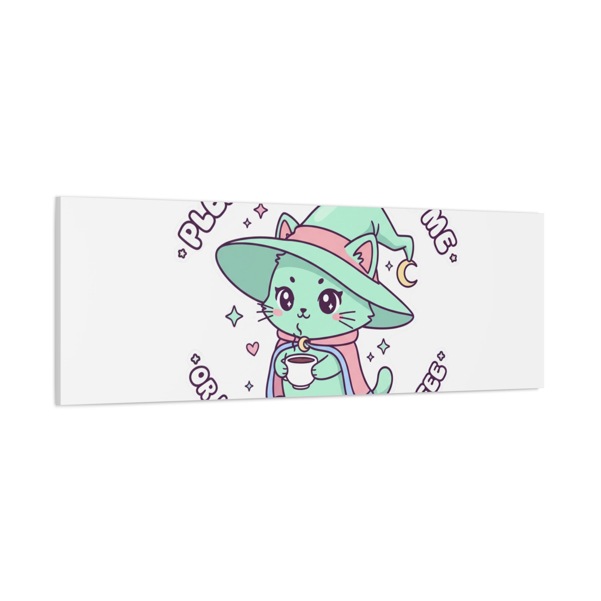 Please Be Nice To Me Canvas | Soft Threat kawaii menacing art