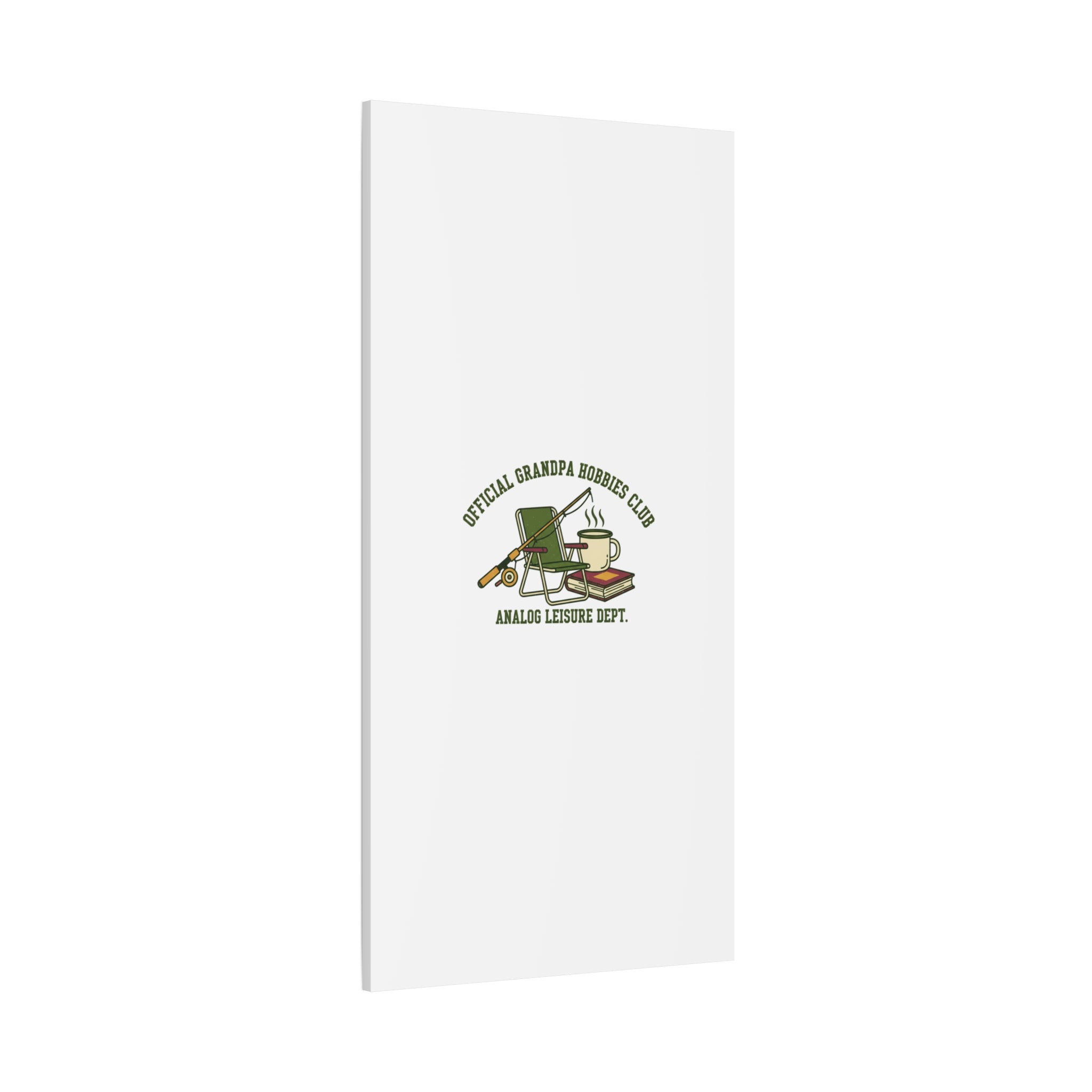 Analog Leisure Dept. Fishing Graphic Canvas | Grandpa Core, Retro Wildlife