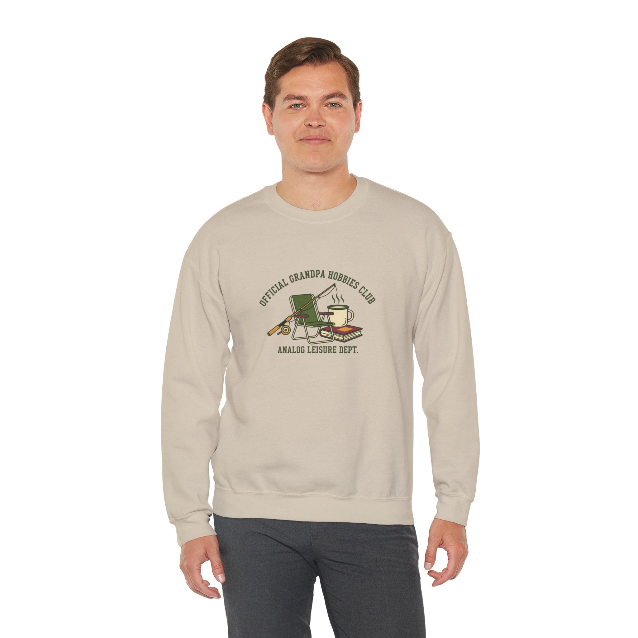 Official Grandpa Hobbies Club Sweatshirt | retro fishing, country core