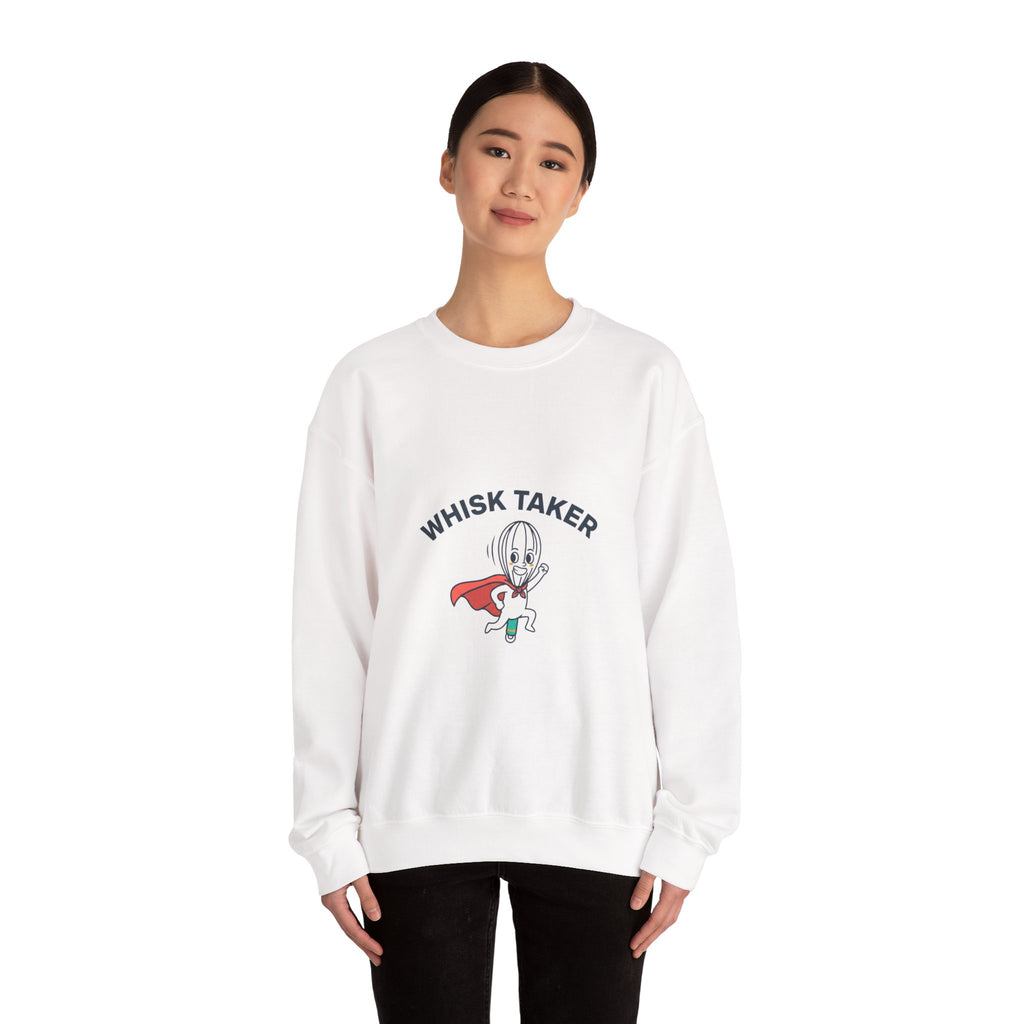 Whisk Taker Sweatshirt | kitchen pun, cooking humor