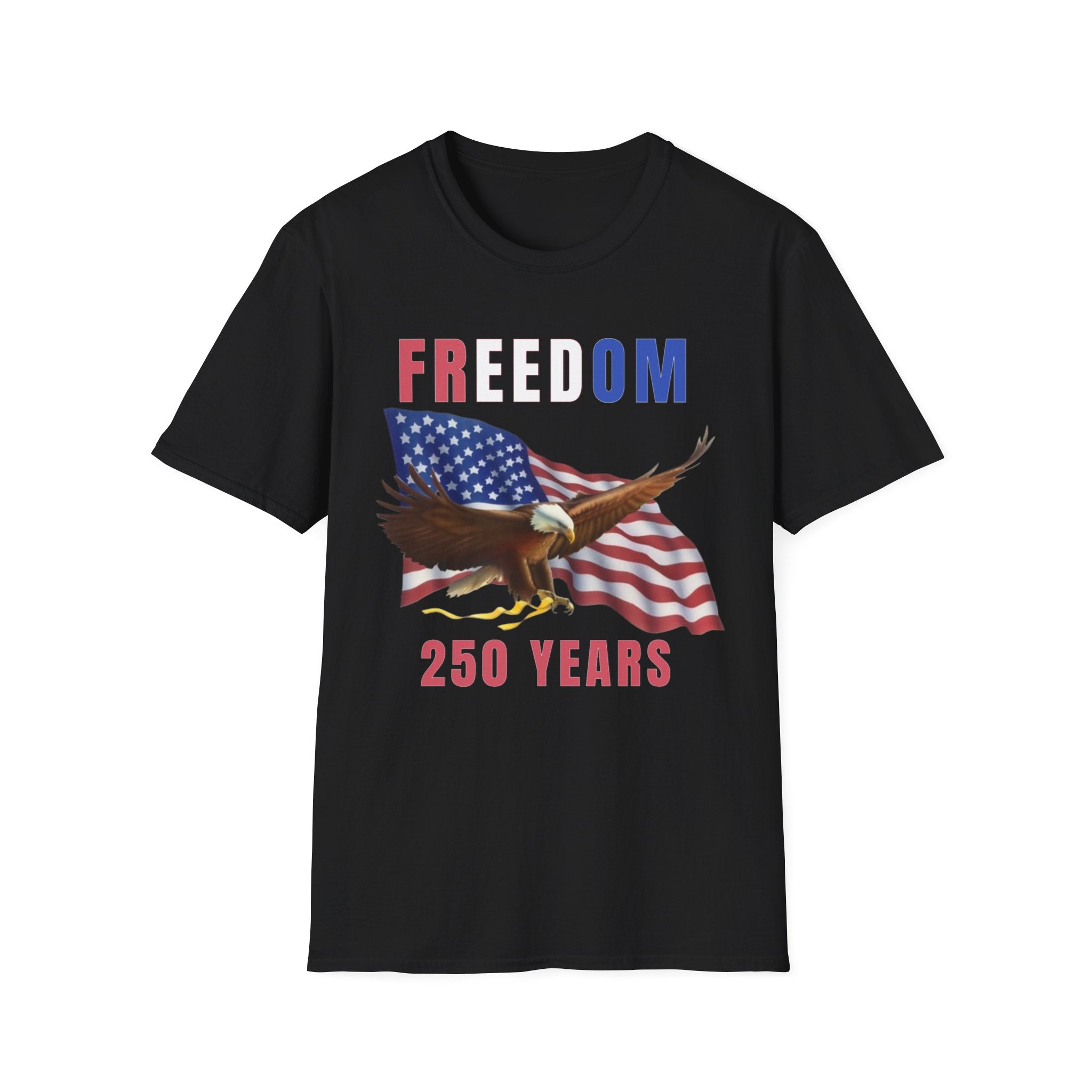 Freedom Eagle 250 Years T-Shirt | American Flag Patriotic Tee