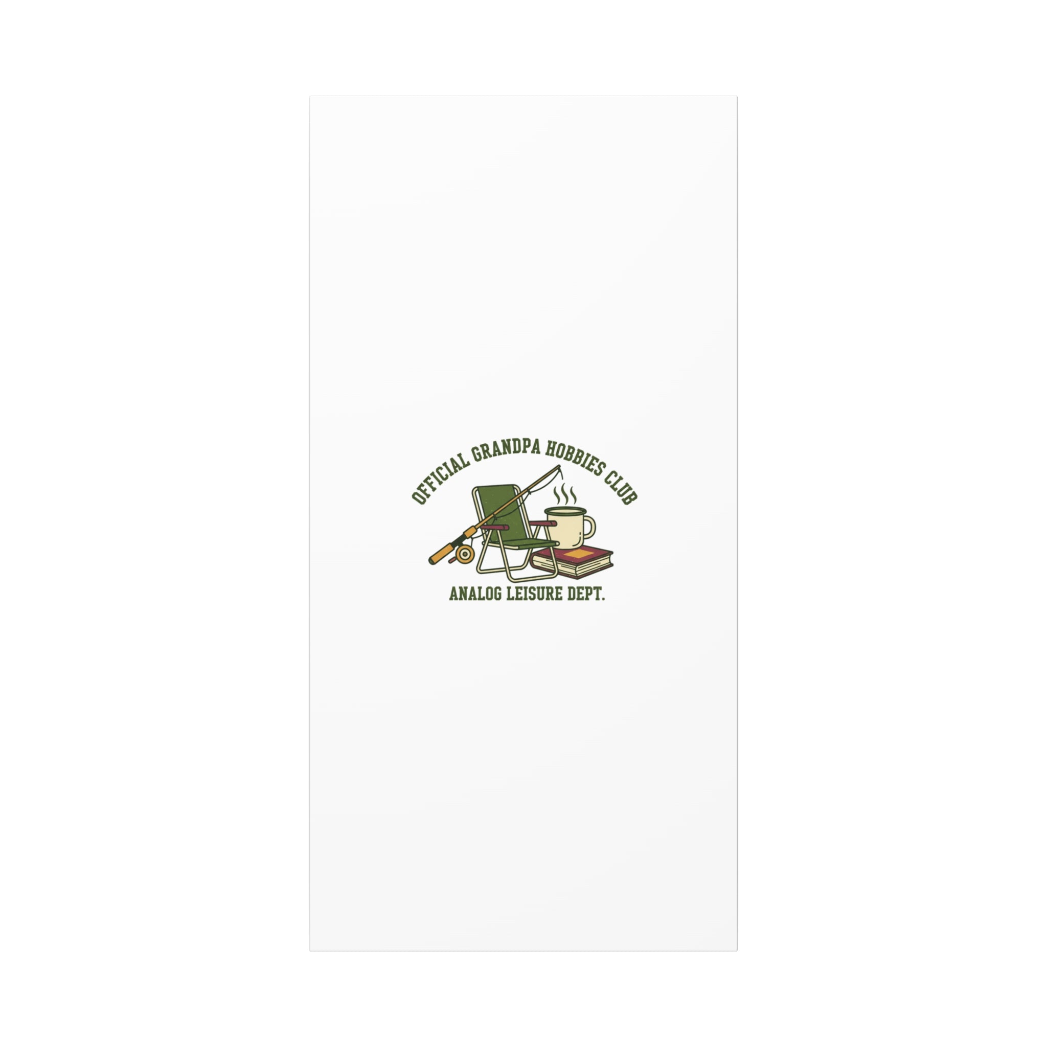 Analog Leisure Dept. Fishing Graphic Canvas | Grandpa Core, Retro Wildlife