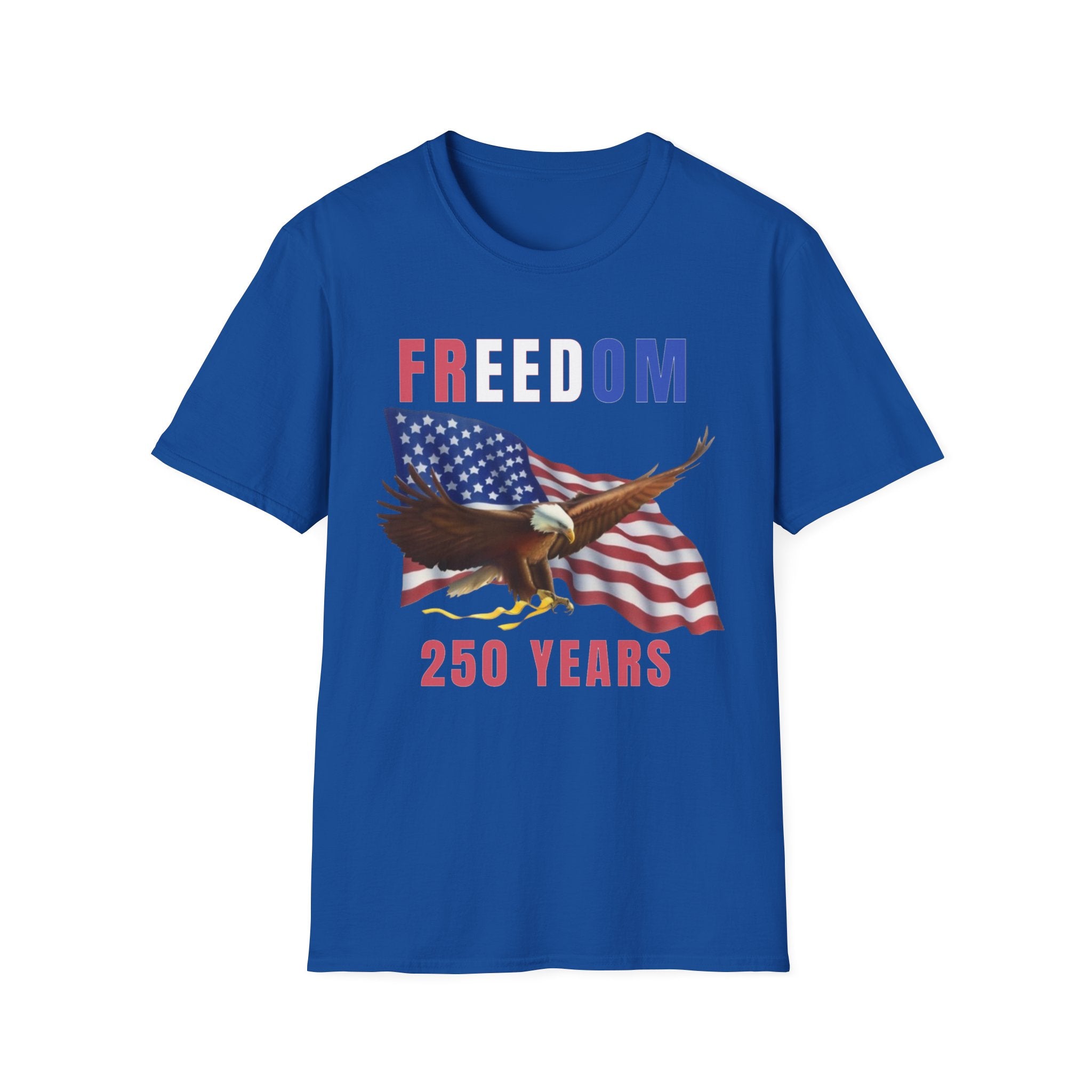 Freedom Eagle 250 Years T-Shirt | American Flag Patriotic Tee