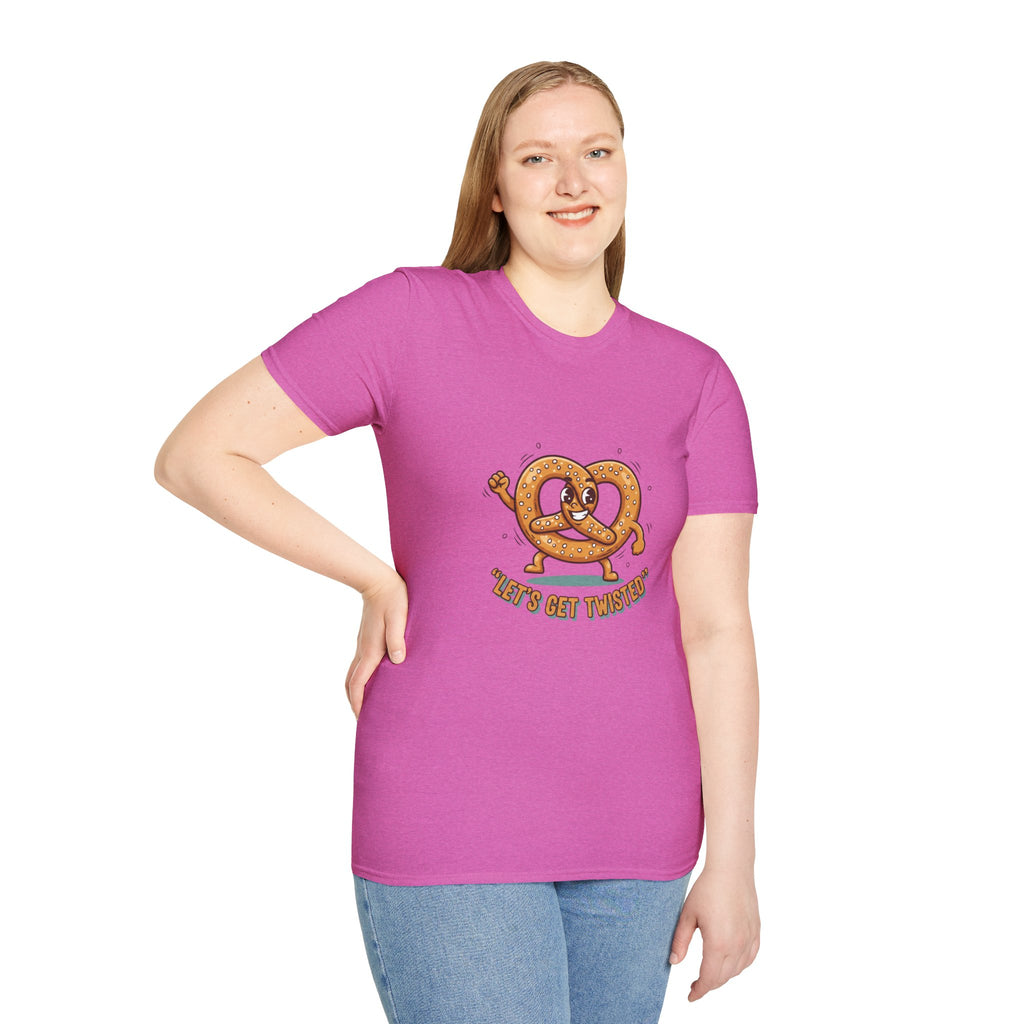 Let’s Get Twisted Pretzel T-Shirt — Funny Snack Lover Tee