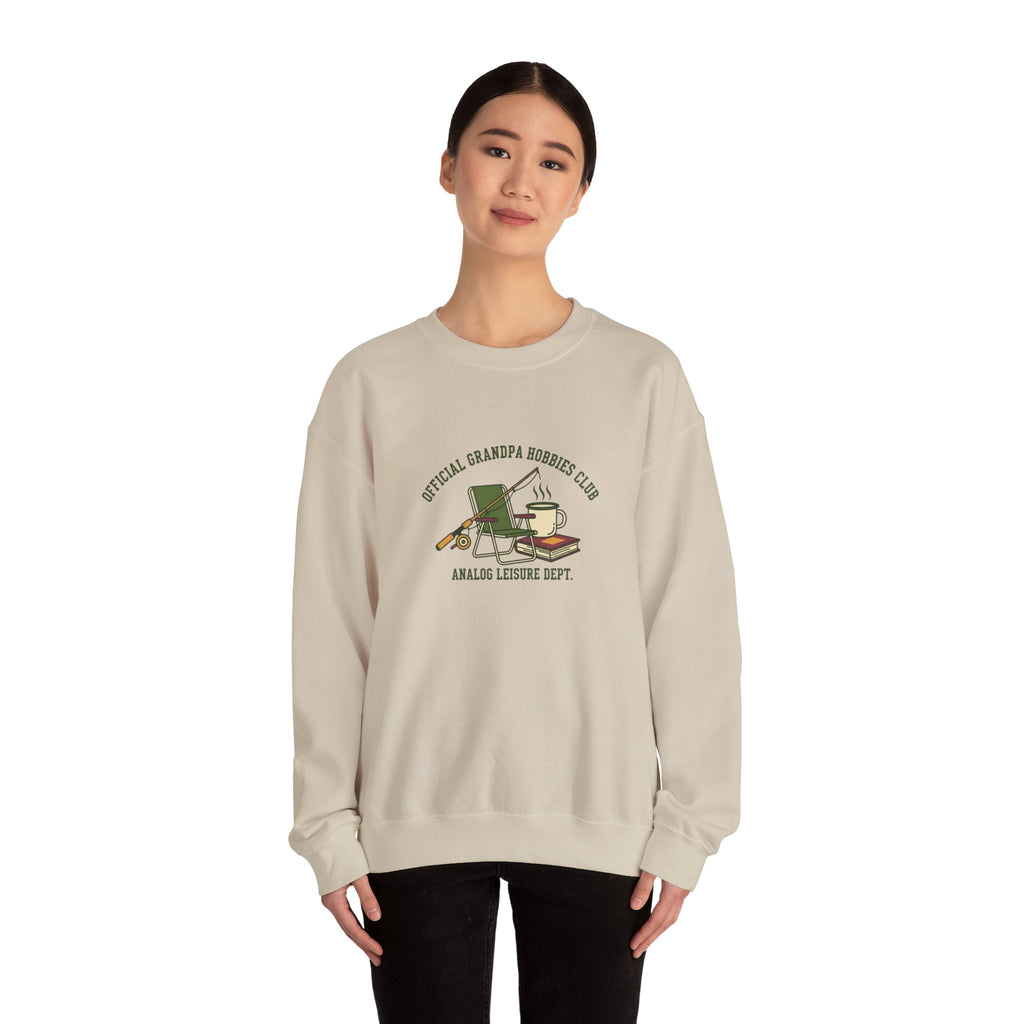 Official Grandpa Hobbies Club Sweatshirt | retro fishing, country core
