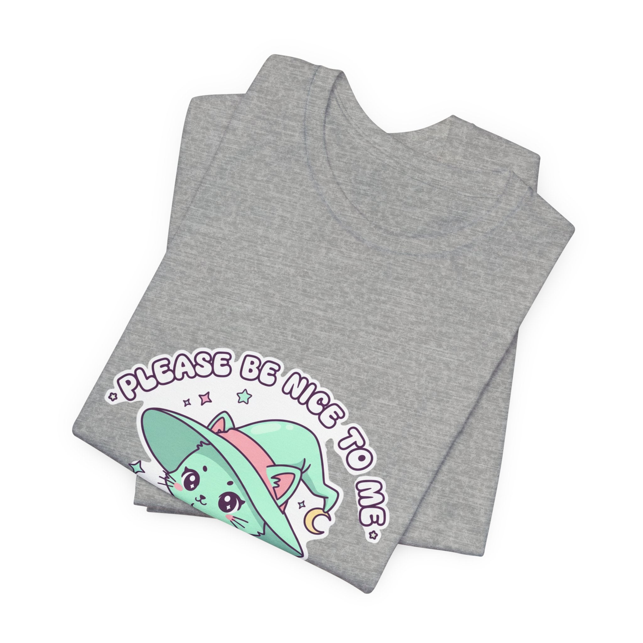 Please Be Nice To Me Tee | cute menacing shirt, kawaii threat