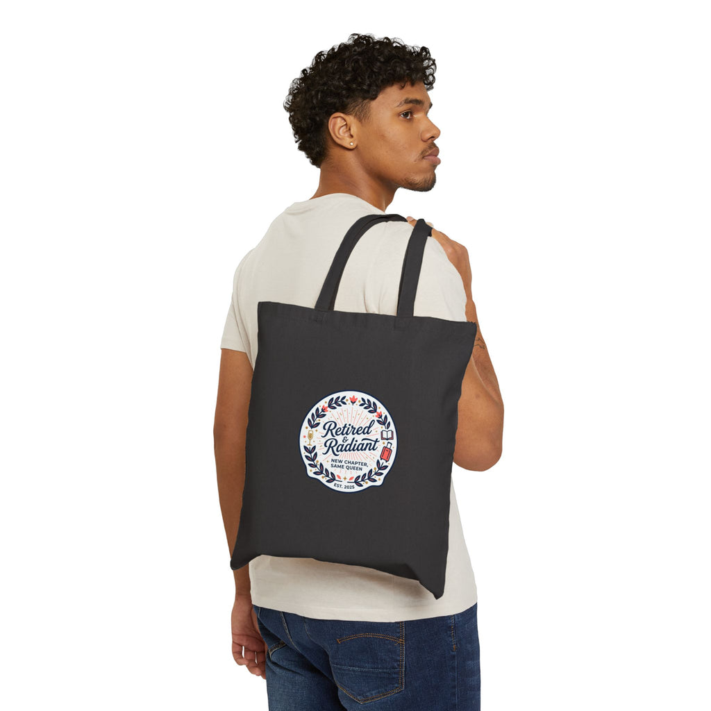 Retired & Radiant Tote, retirement gifts, personalized retirement gifts