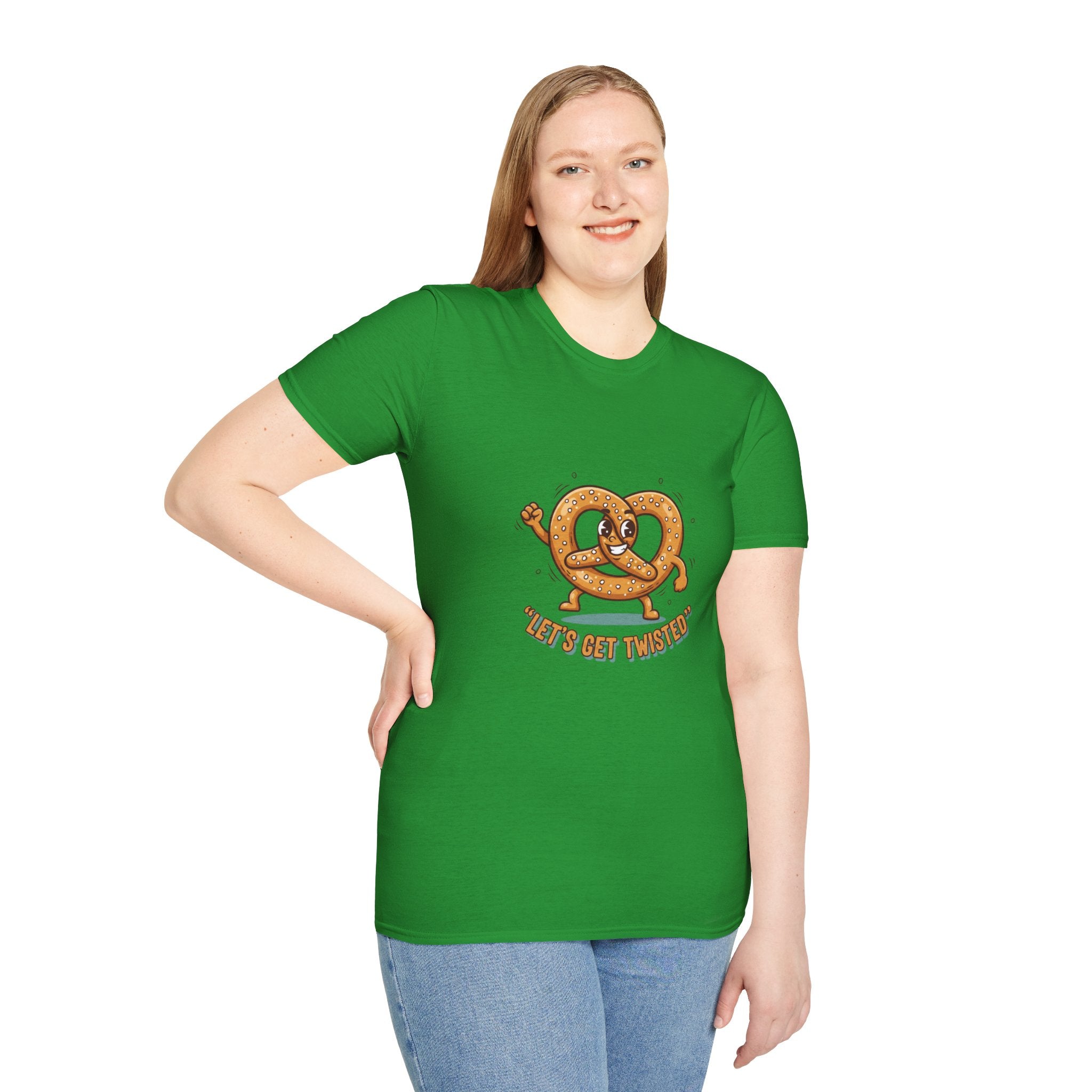Let’s Get Twisted Pretzel T-Shirt — Funny Snack Lover Tee
