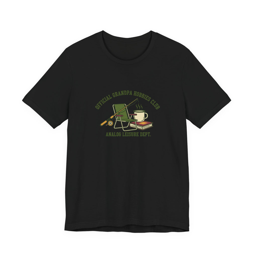 Official Grandpa Hobbies Club Tee | retro fishing shirt, vintage wildlife tee