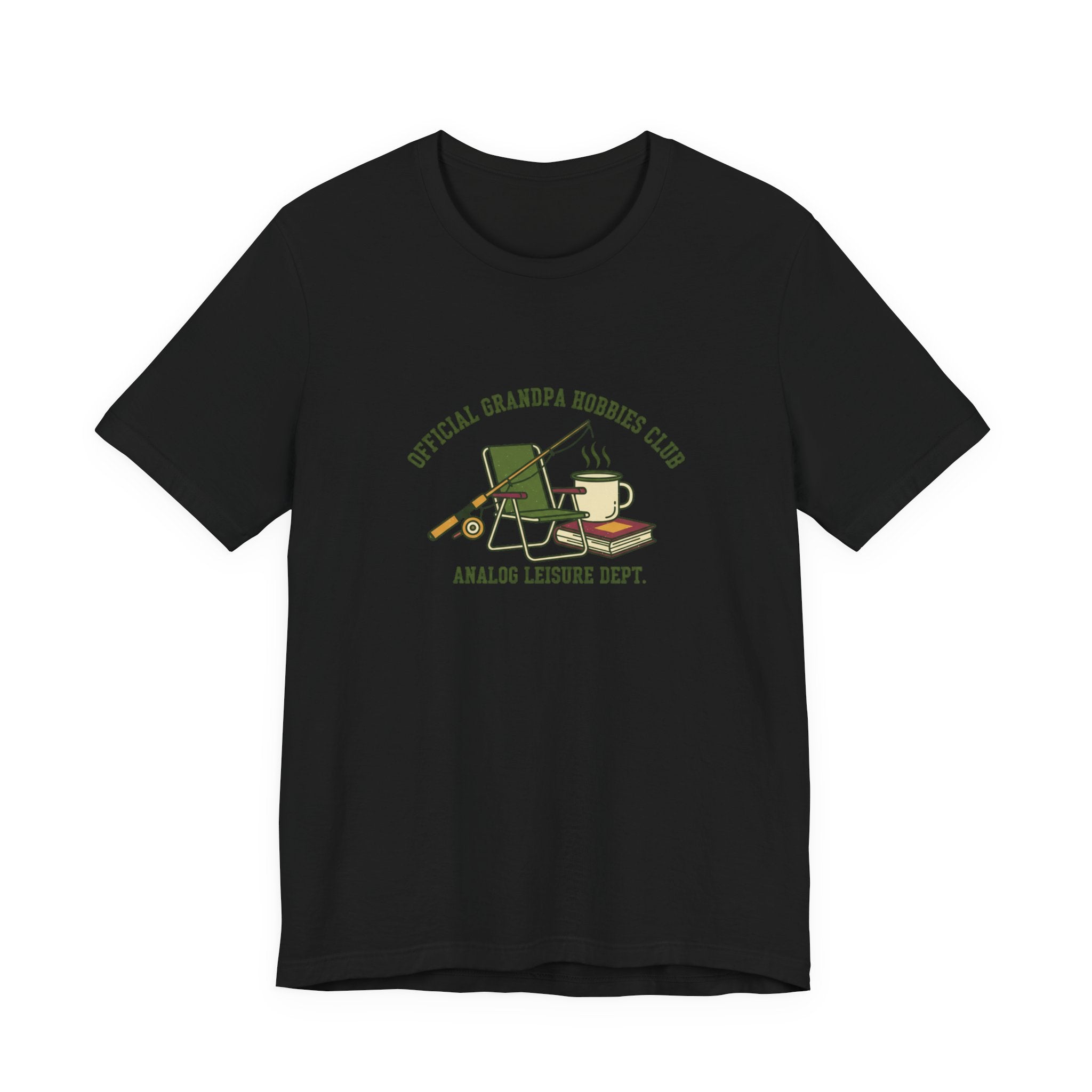 Official Grandpa Hobbies Club Tee | retro fishing shirt, vintage wildlife tee