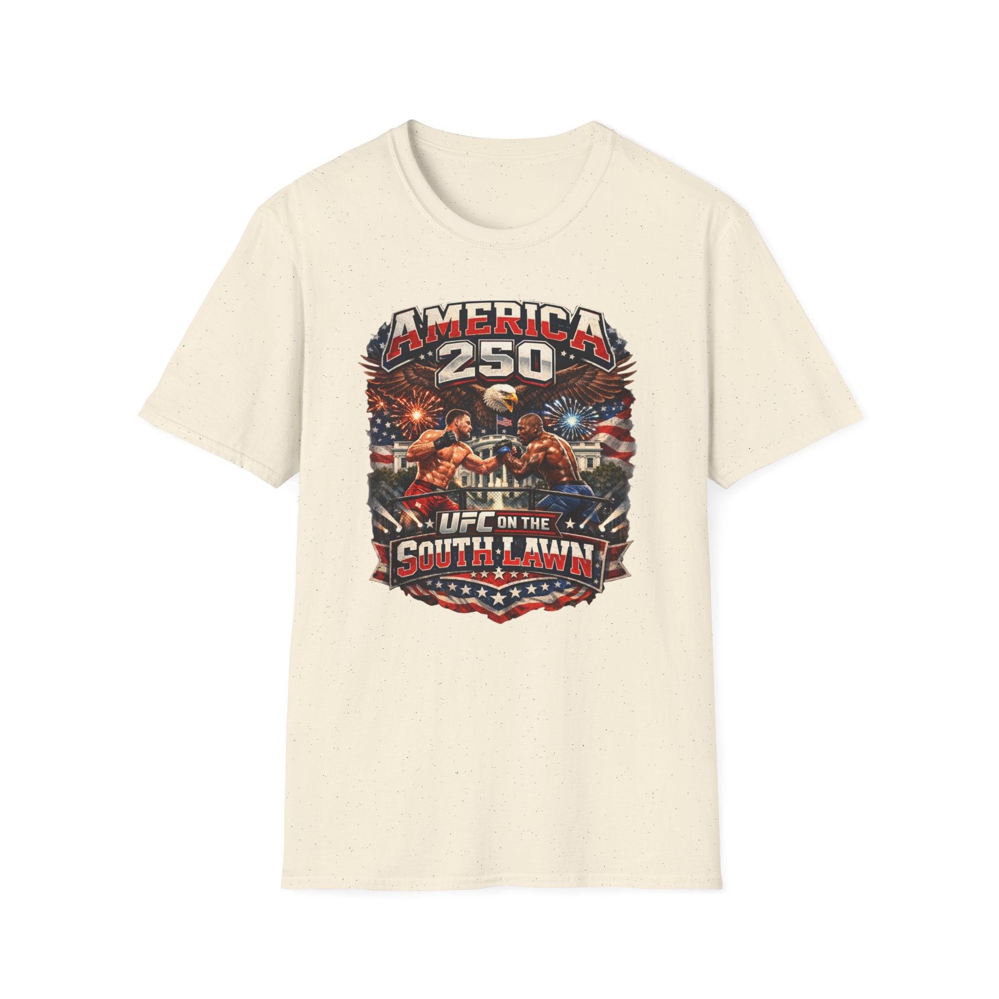 T-Shirt — America 250 Patriotic UFC Fireworks Design
