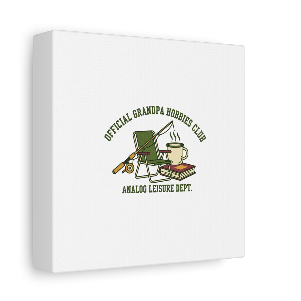 Analog Leisure Dept. Fishing Graphic Canvas | Grandpa Core, Retro Wildlife
