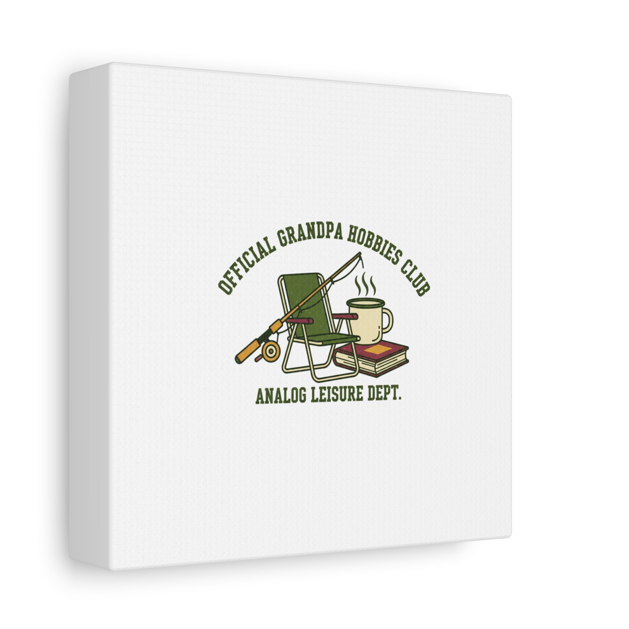 Analog Leisure Dept. Fishing Graphic Canvas | Grandpa Core, Retro Wildlife