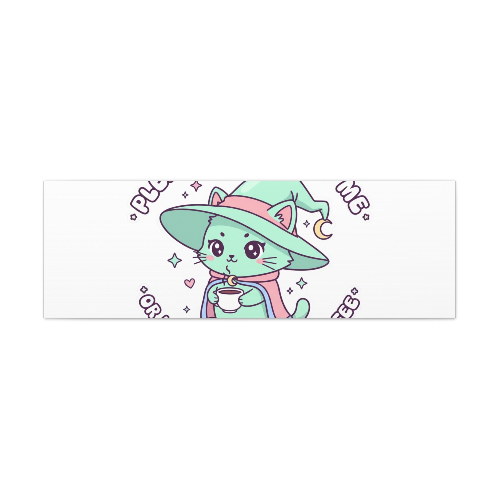 Please Be Nice To Me Canvas | Soft Threat kawaii menacing art