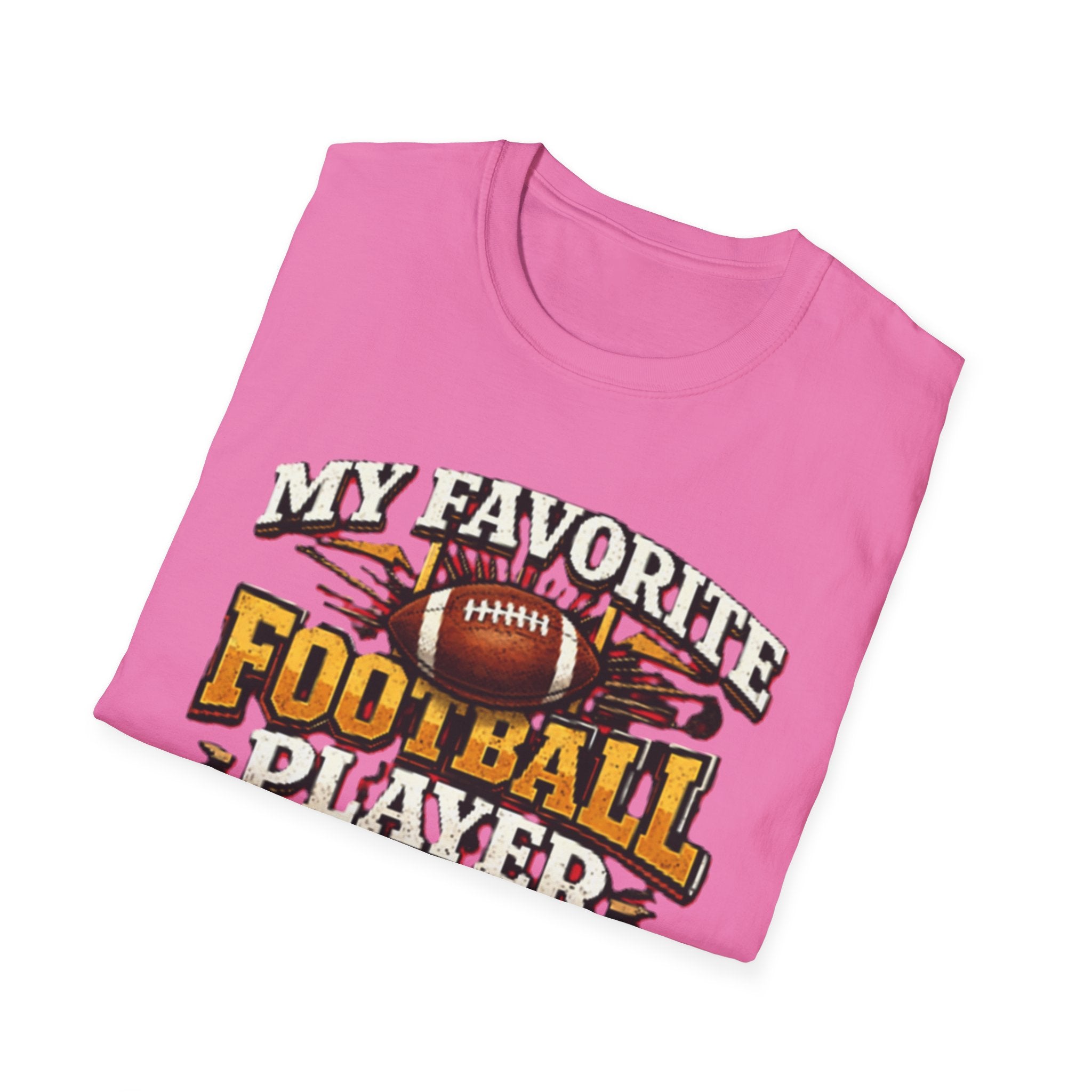 Mema Football Player T‑Shirt — "My Favorite Football Player Calls Me Mema" Fan Tee