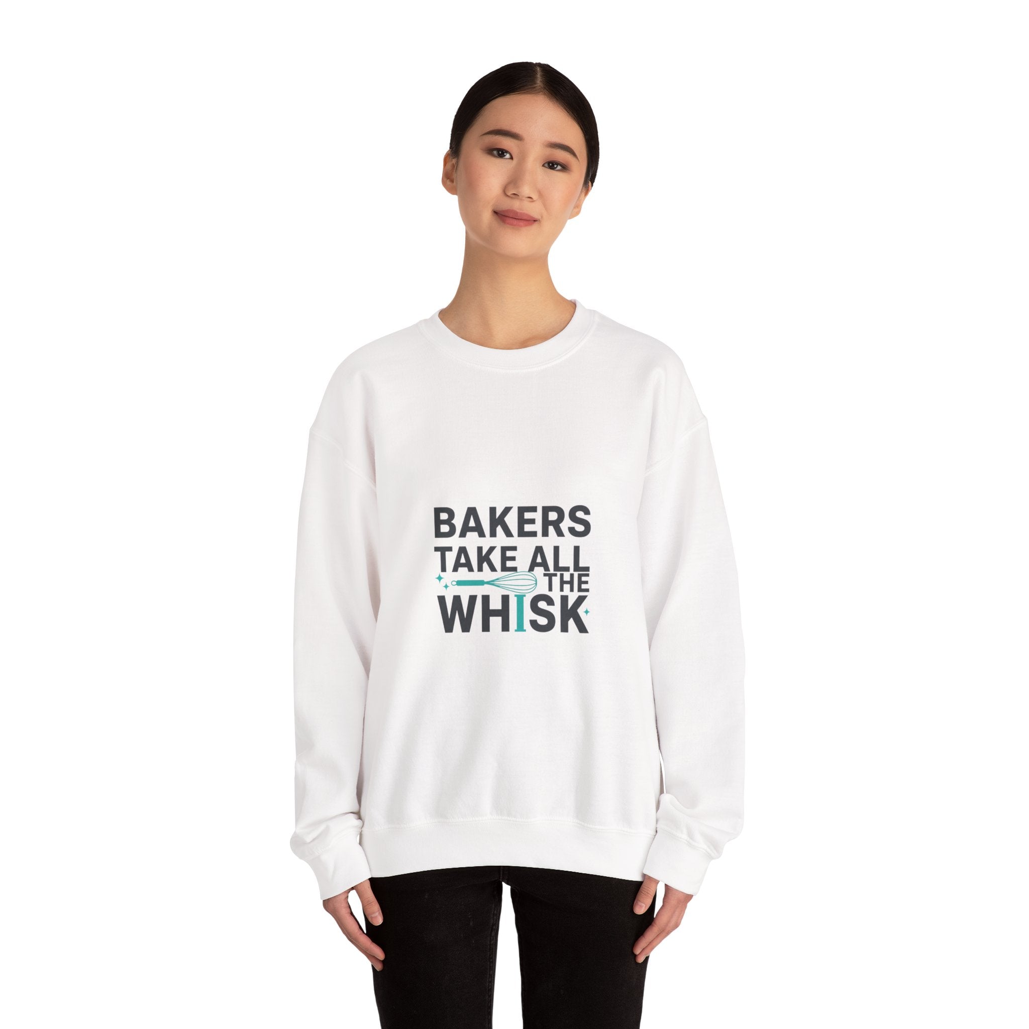 Bakers Take All The Whisk Sweatshirt | kitchen pun, cooking humor