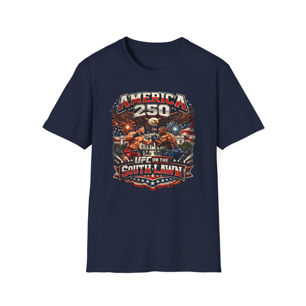 T-Shirt — America 250 Patriotic UFC Fireworks Design