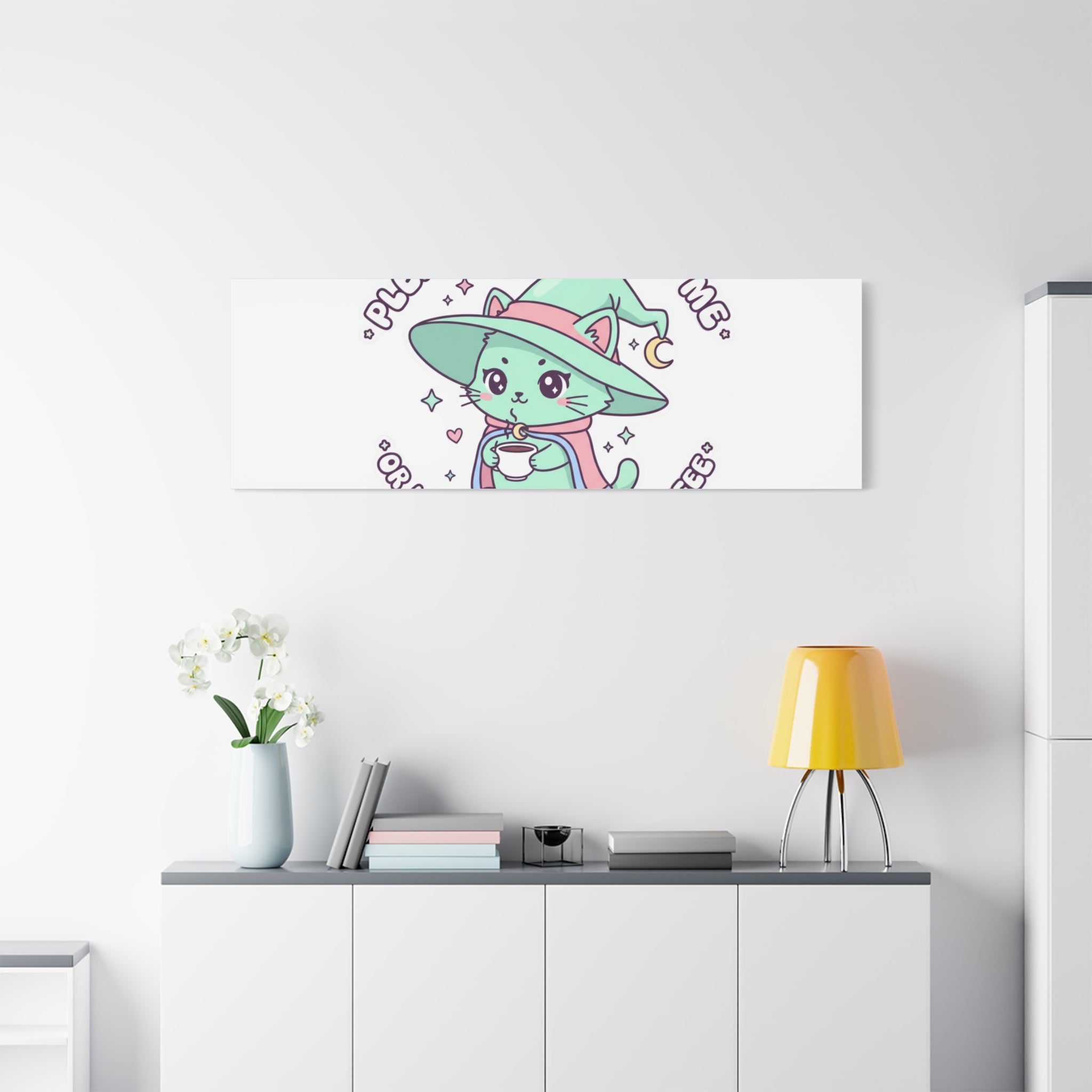 Please Be Nice To Me Canvas | Soft Threat kawaii menacing art