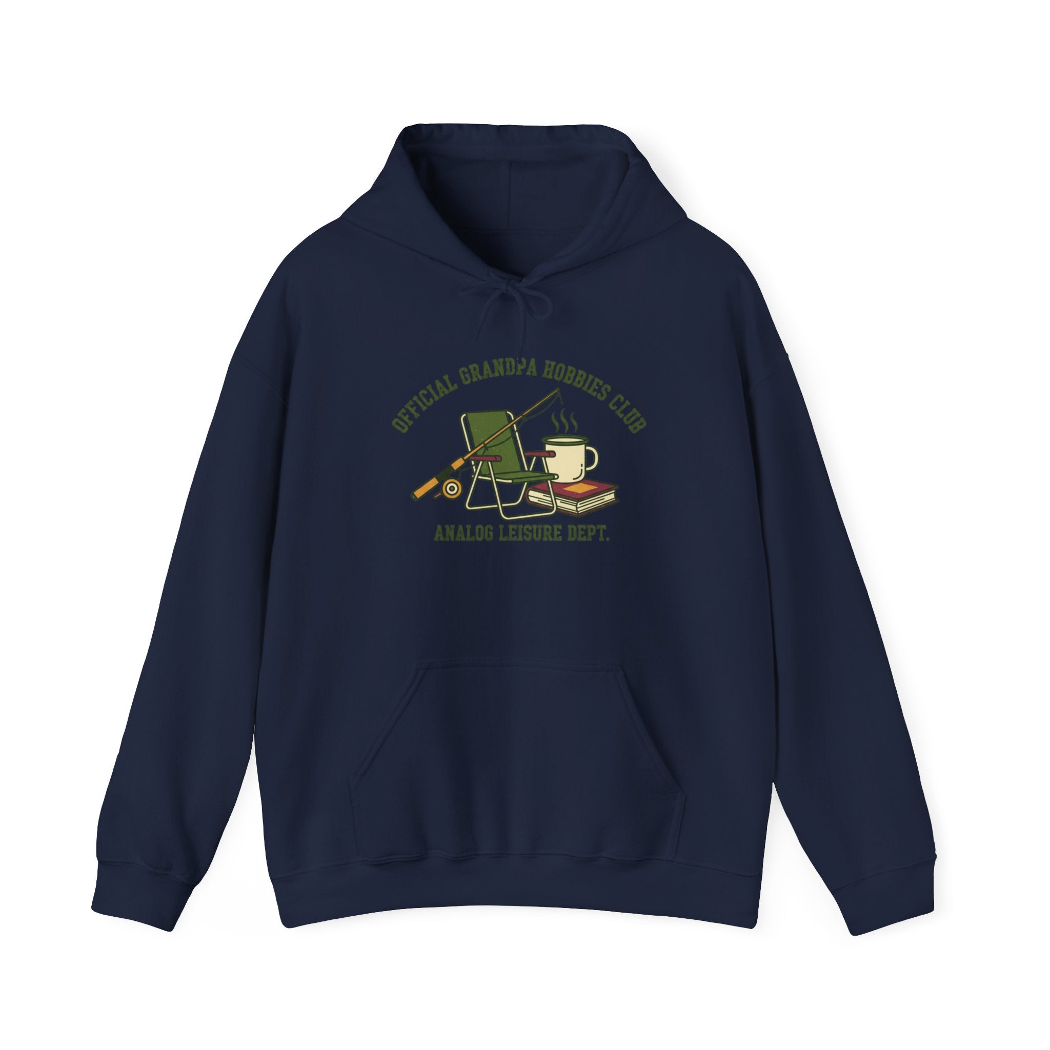 Retro Fishing Graphic Hoodie | grandpa core, vintage wildlife