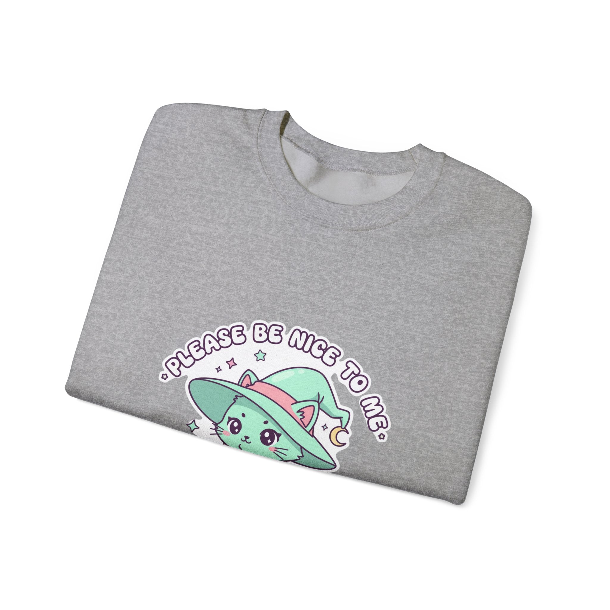 Please Be Nice To Me Sweatshirt | Soft Threat kawaii menacing pastel