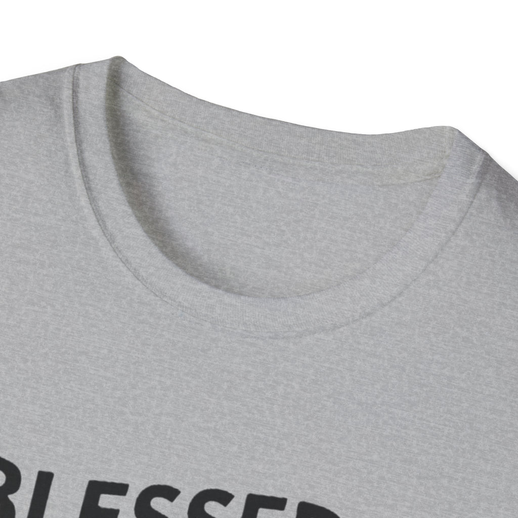 Jesus Blessed by God Faith T-Shirt — "Blessed by God, Loved by Jesus, Led by the Spirit" Christian Tee