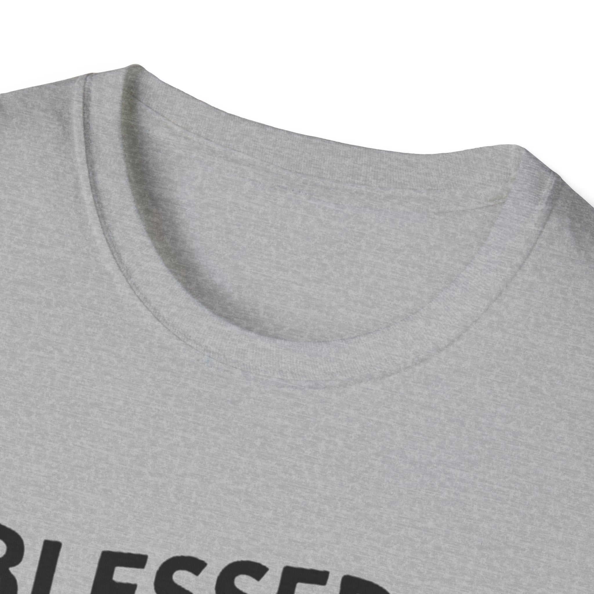 Jesus Blessed by God Faith T-Shirt — "Blessed by God, Loved by Jesus, Led by the Spirit" Christian Tee