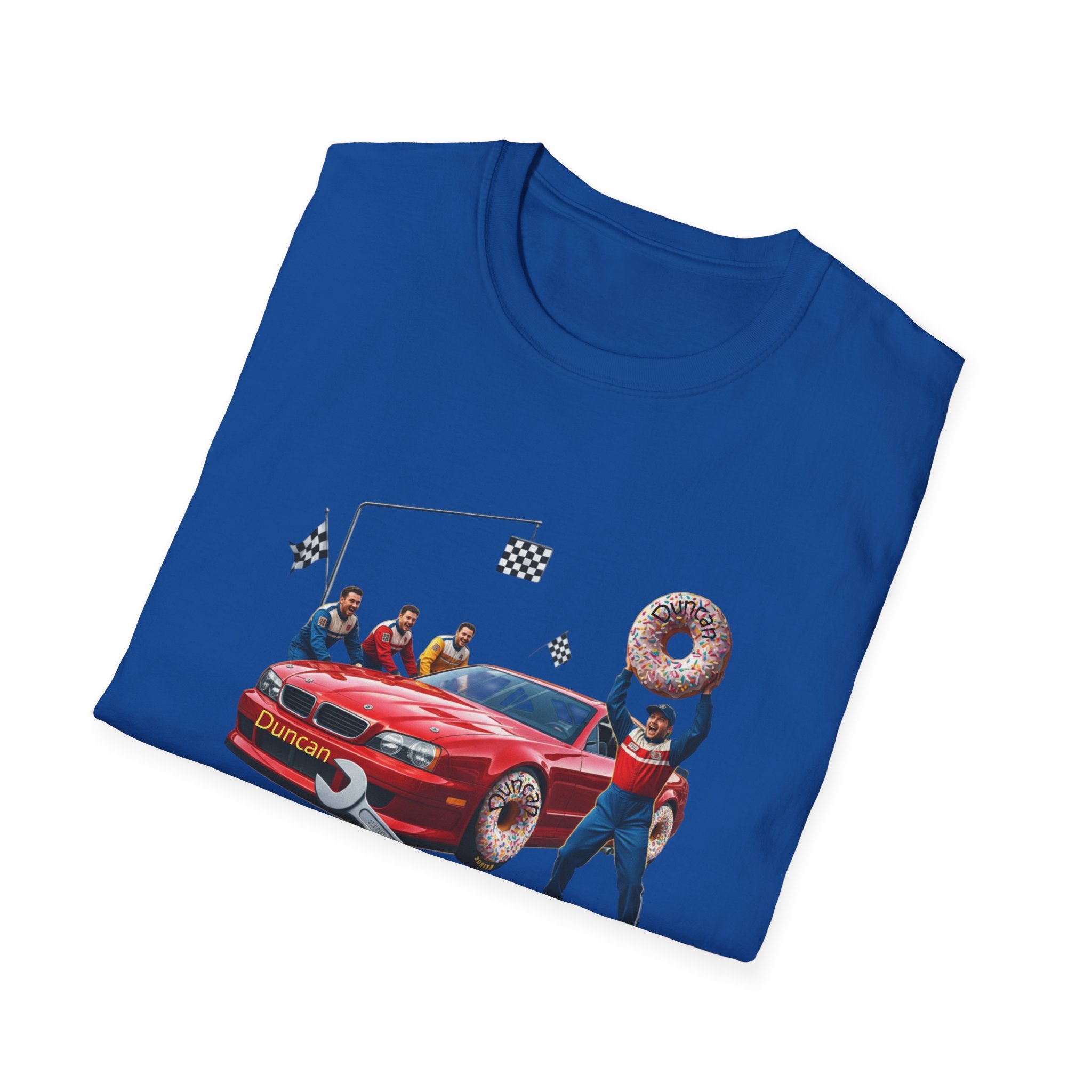 Duncan Misunderstood the Assignment Nascar T-Shirt | Funny Car Donut Racing Design