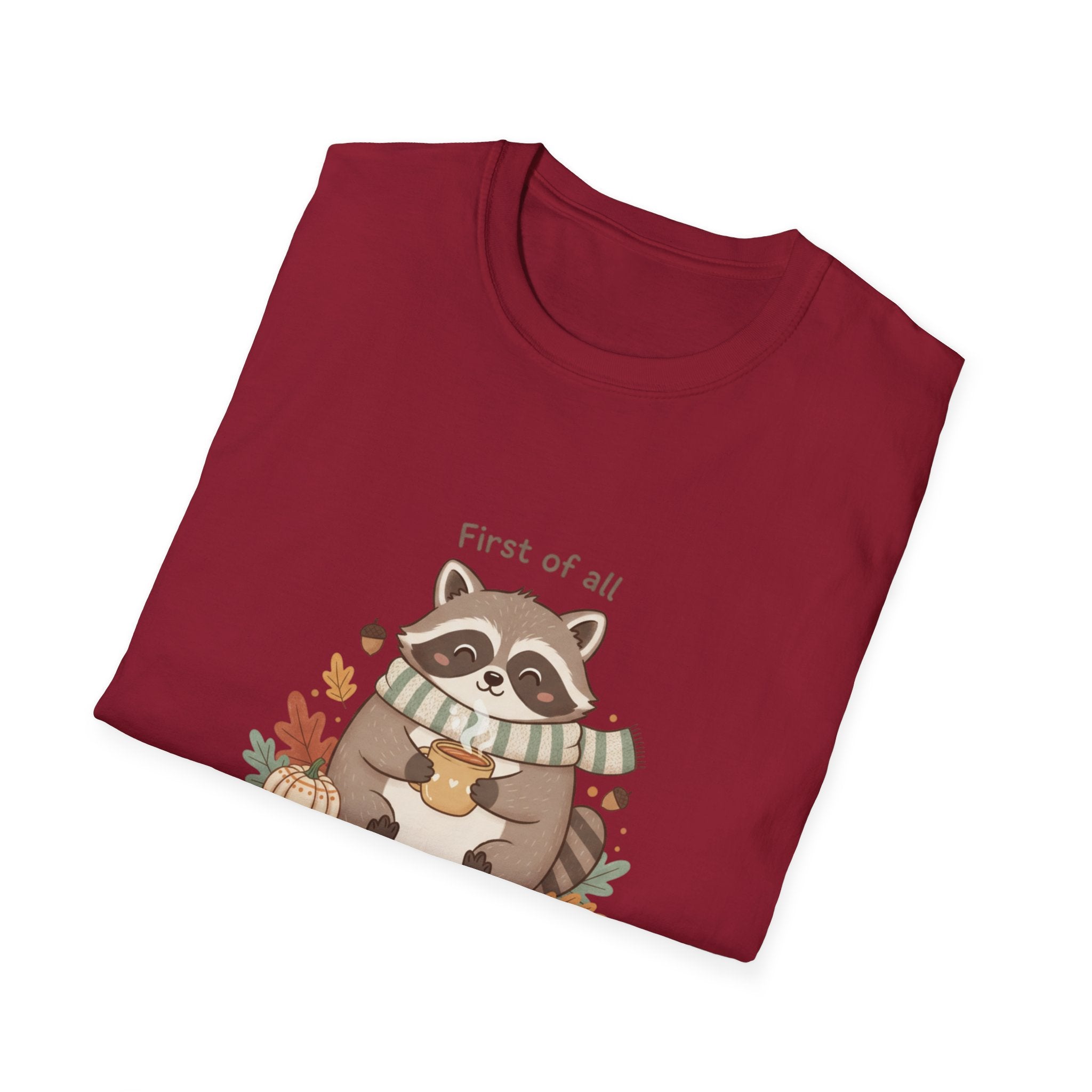 Cozy Raccoon Autumn Shirt | I'm a delight tee