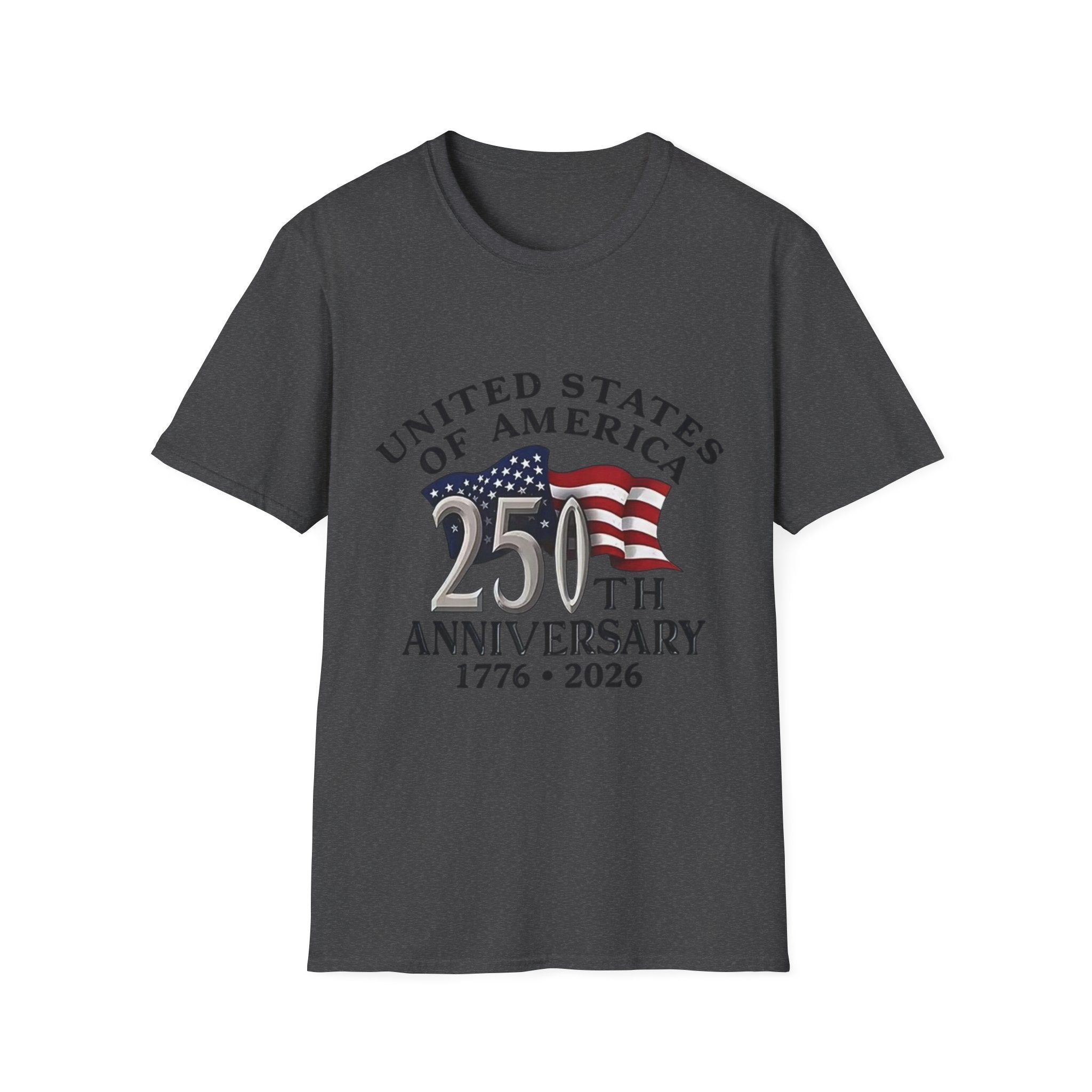 250th Anniversary T-Shirt — United States of America 1776–2026 Flag Tee