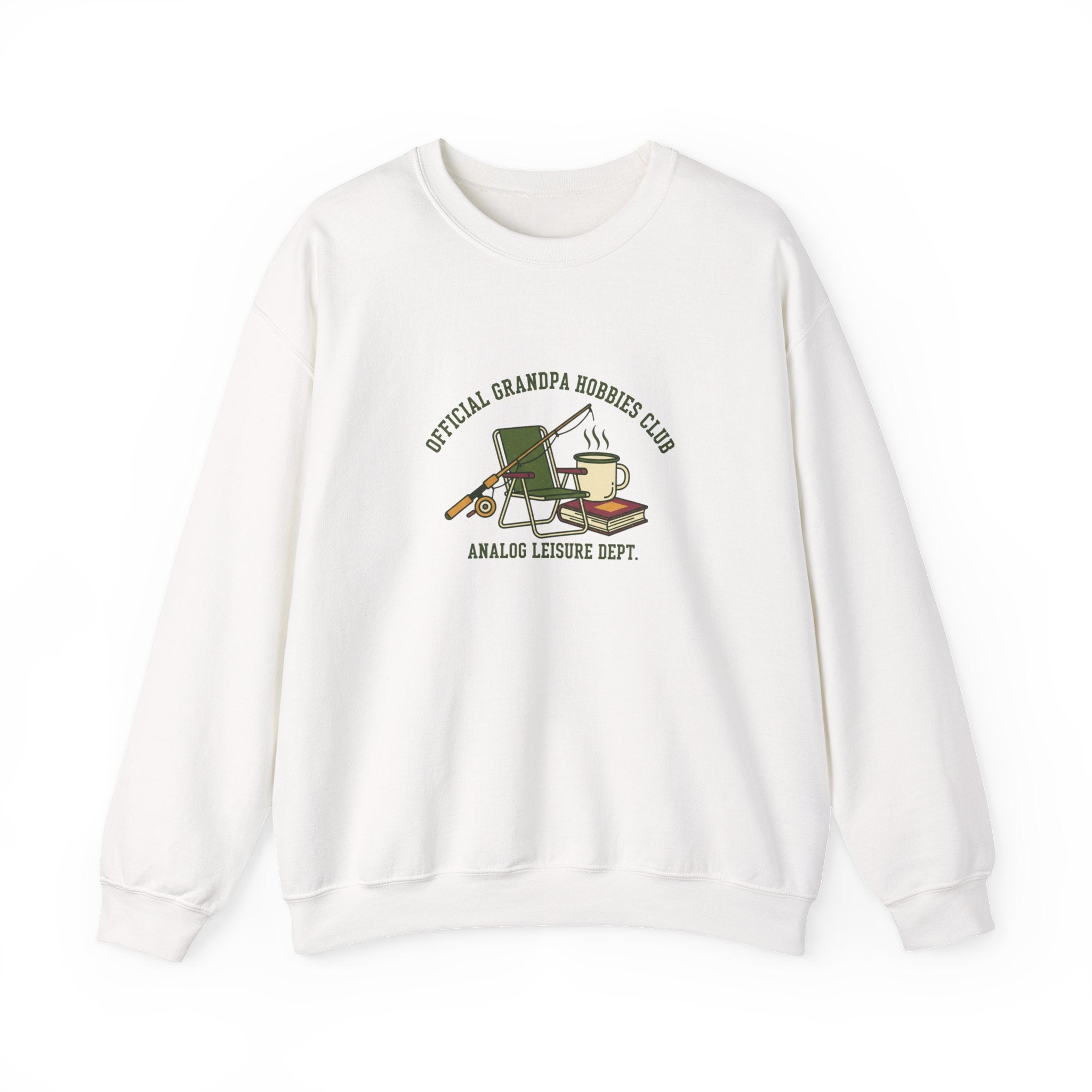Official Grandpa Hobbies Club Sweatshirt | retro fishing, country core