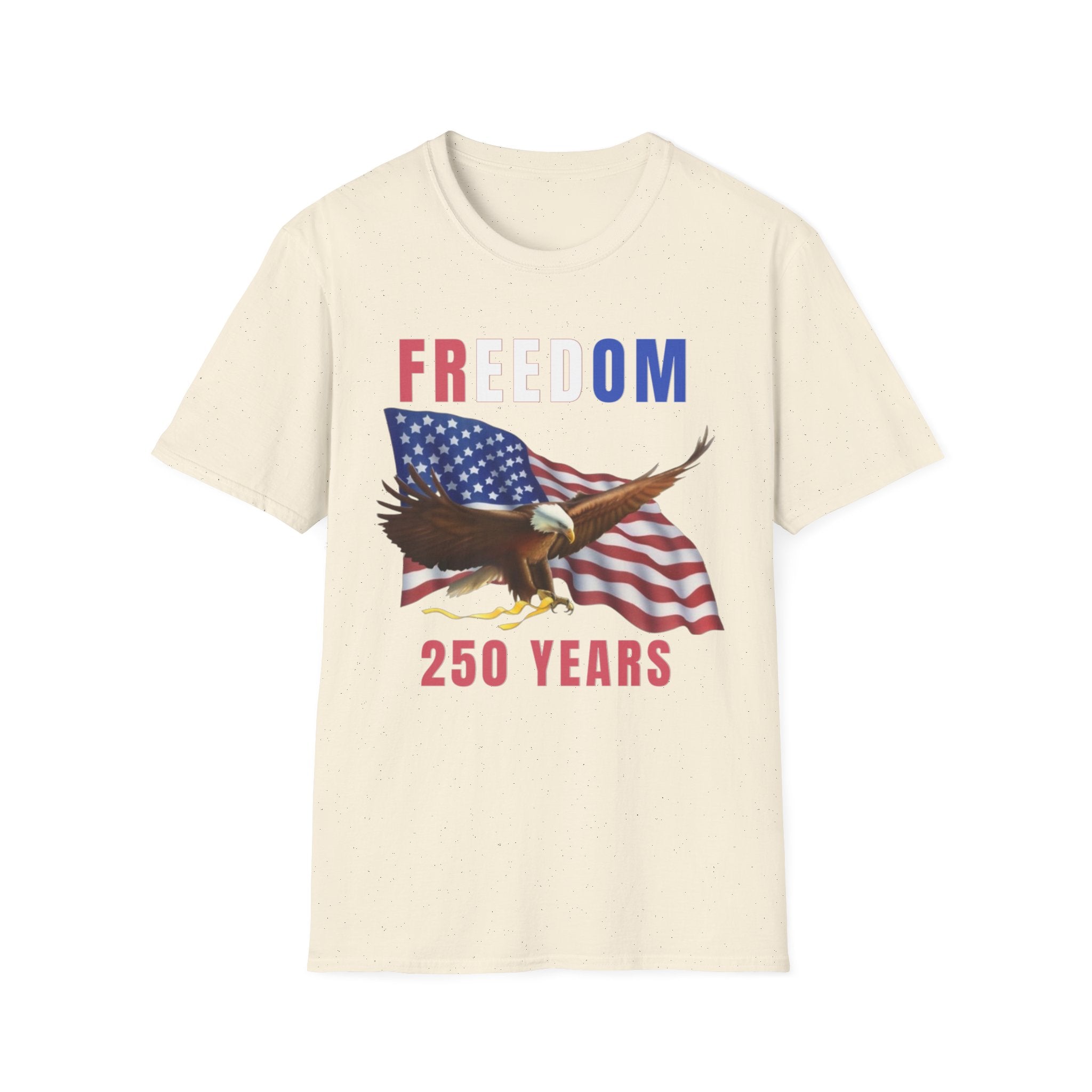 Freedom Eagle 250 Years T-Shirt | American Flag Patriotic Tee