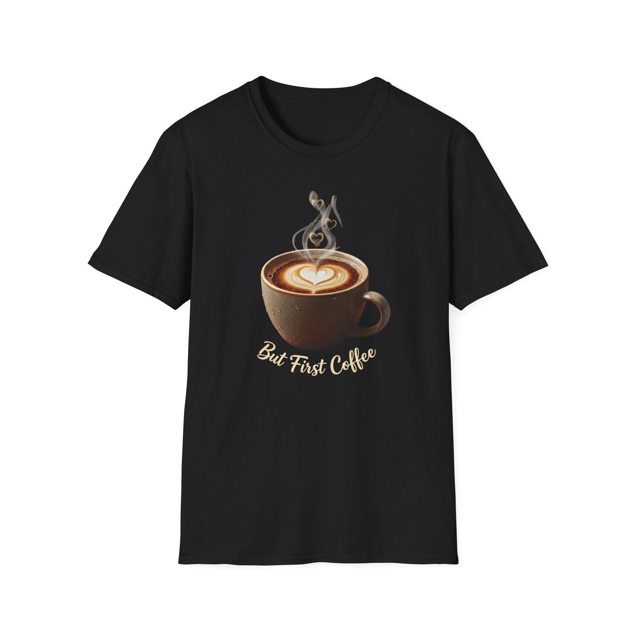 Coffee Lover T-Shirt — Latte Art Cup Graphic Tee