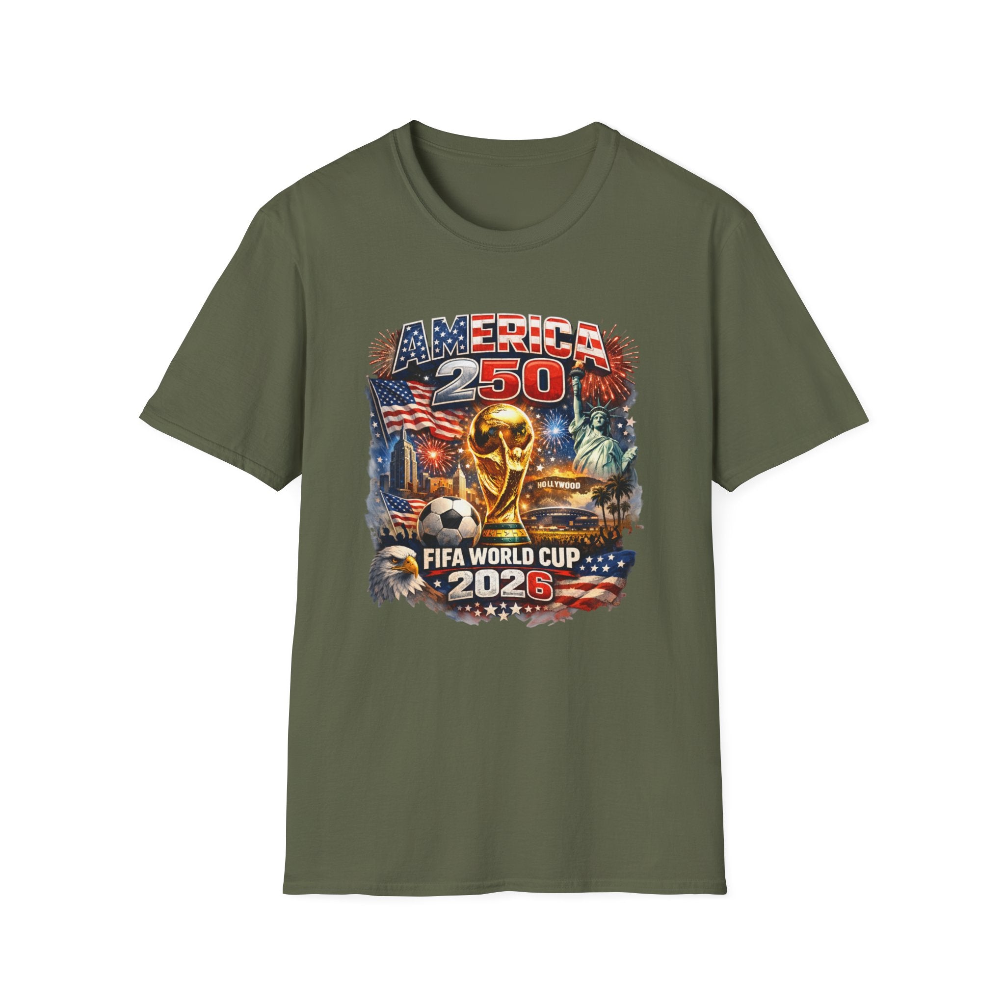 T-Shirt FIFA — America 250 World Cup 2026 Patriotic Soccer Celebration
